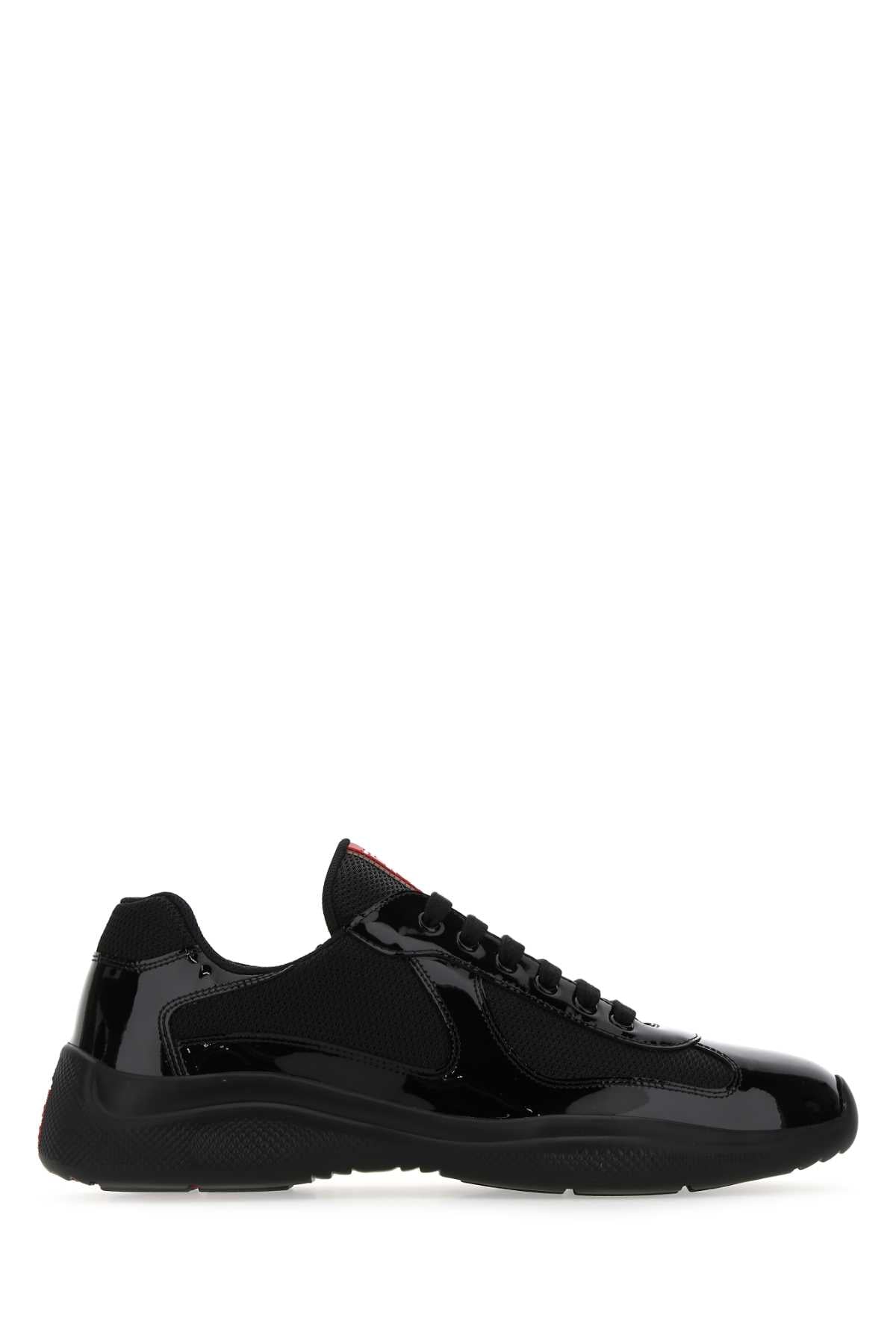 PRADA Men's Fabric and Leather America's Cup Sneaker