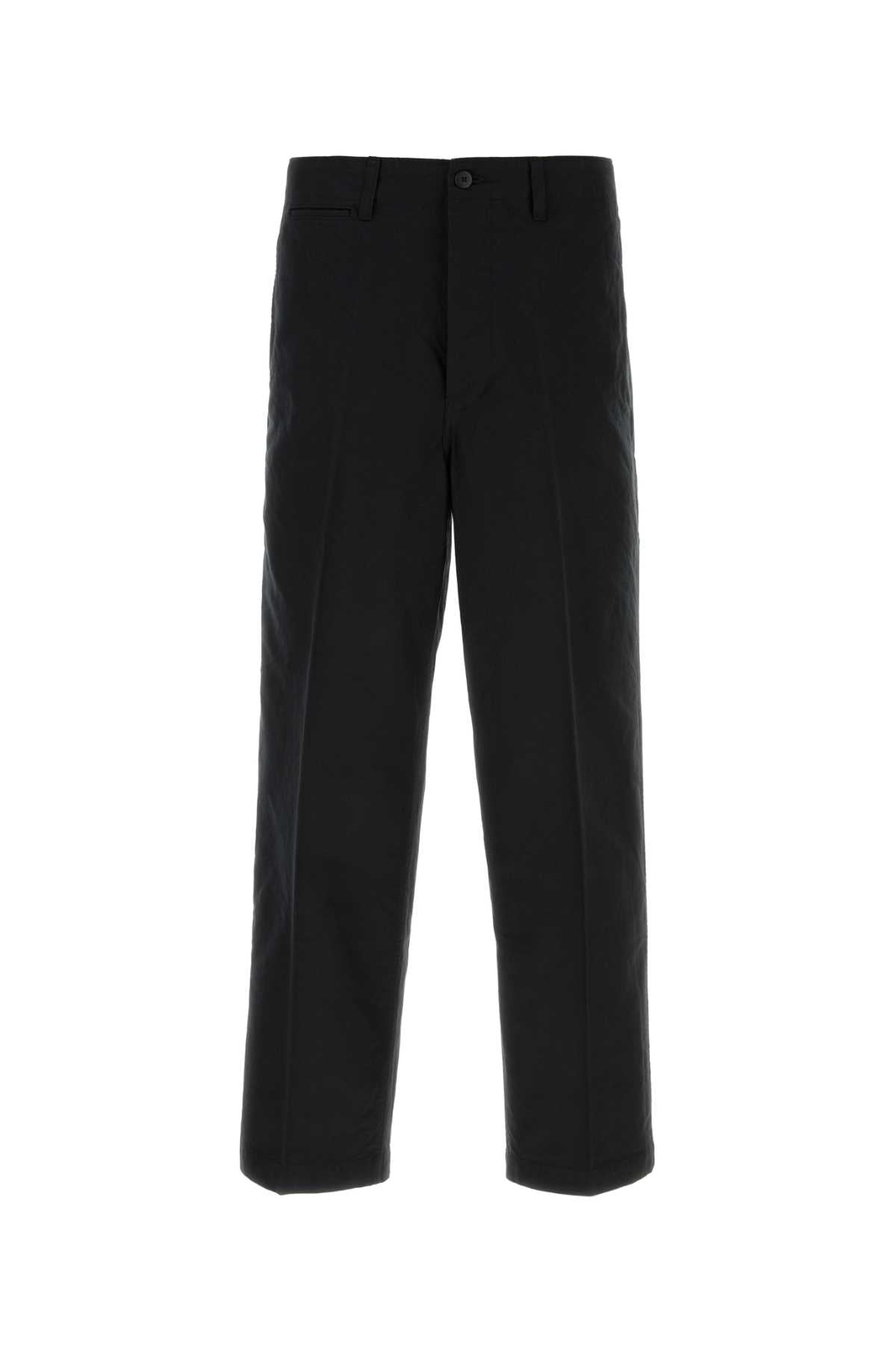 VISVIM Classic Black Cotton Pants for Men - 25W