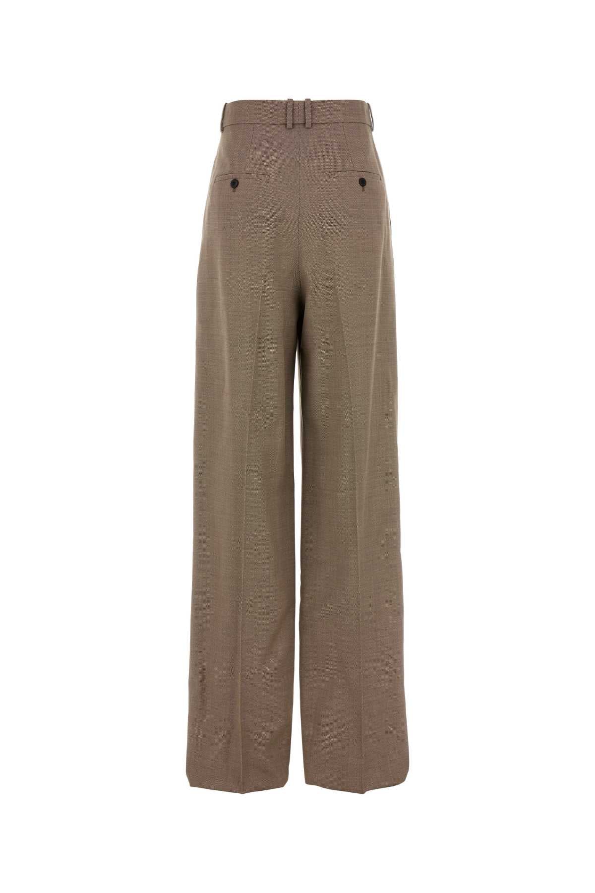SAINT LAURENT Two-tone Wool Pants for Women