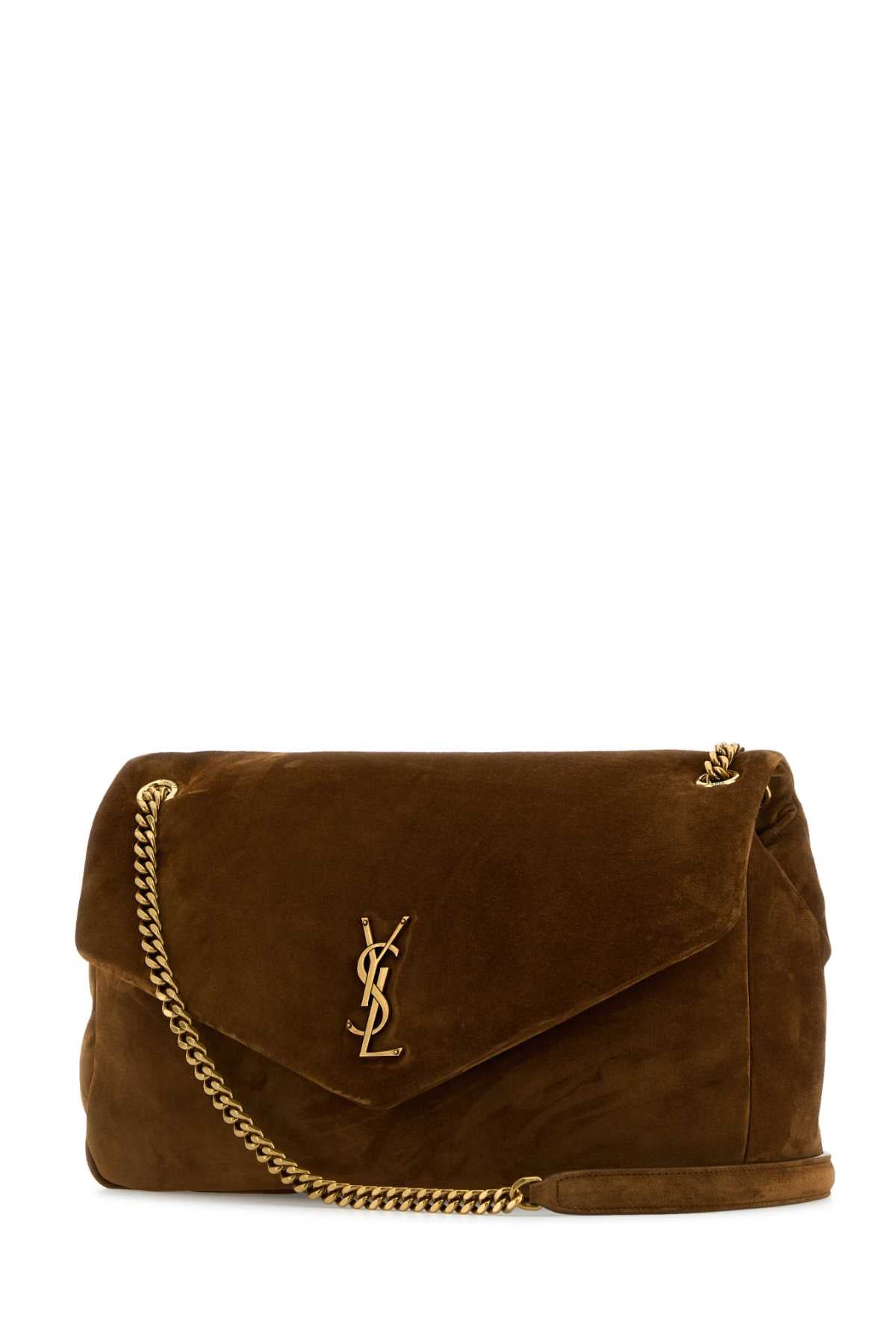 SAINT LAURENT Large Calypso Shoulder Handbag - 38 cm Width