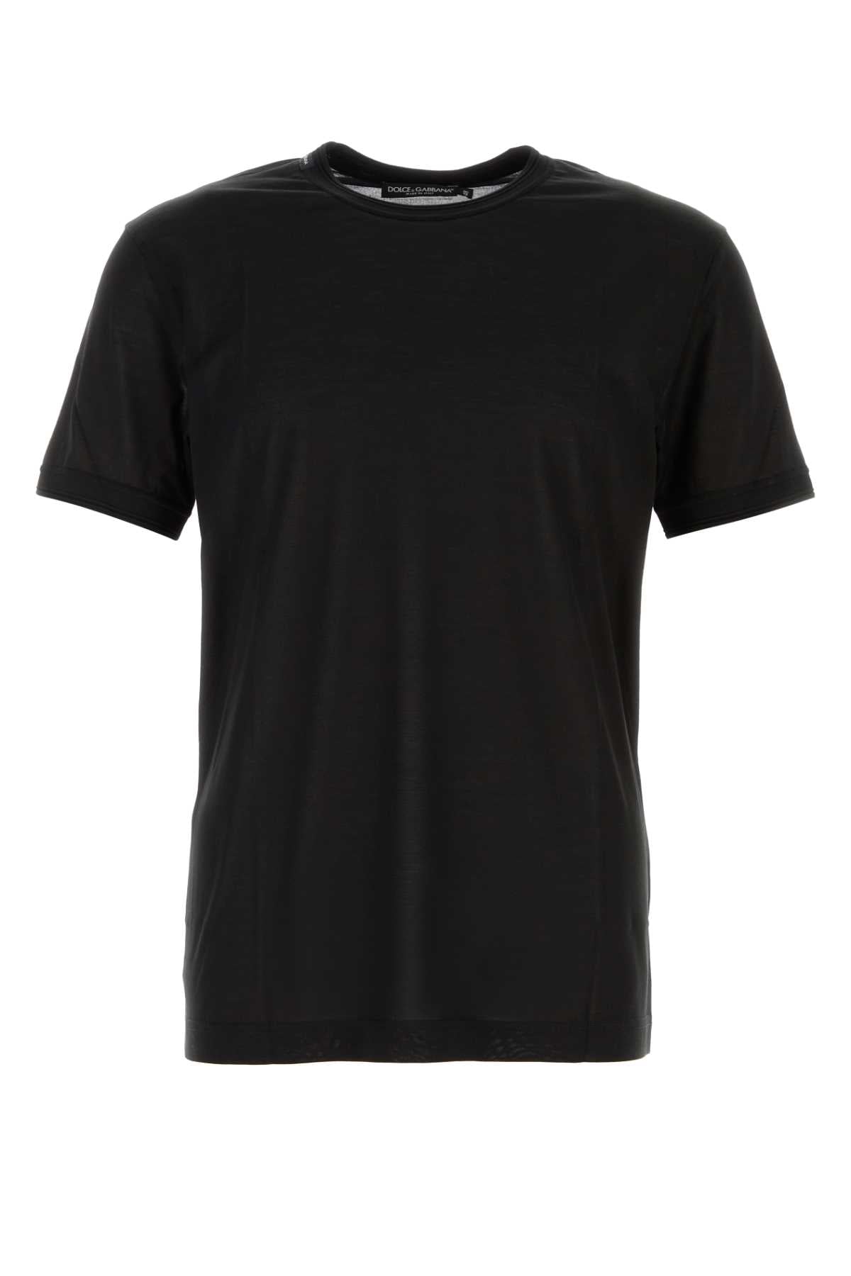 DOLCE & GABBANA Silk T-Shirt for Men - Premium Luxury Fit
