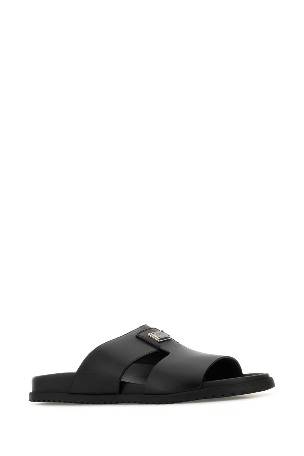DOLCE & GABBANA Luxurious Leather Slippers for Men