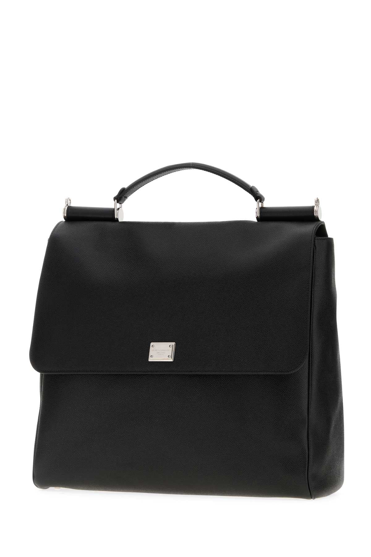 DOLCE & GABBANA Sleek Mini Leather Sicily Briefcase