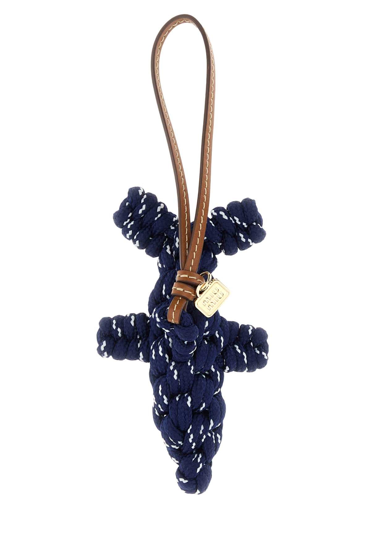 MIU MIU Mini Crochet Keyring - 12 cm x 20 cm