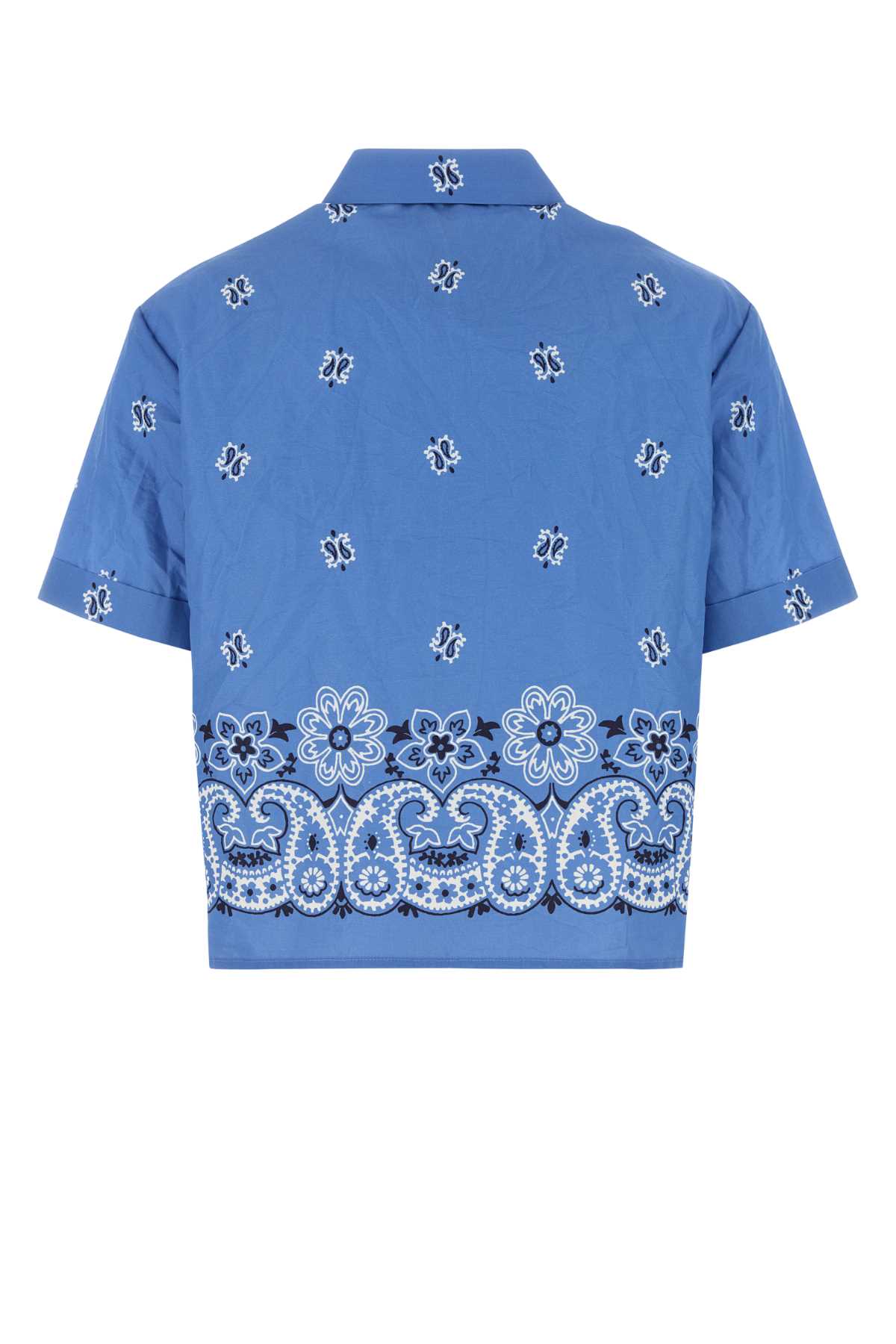 MIU MIU Printed Poplin Shirt for Women