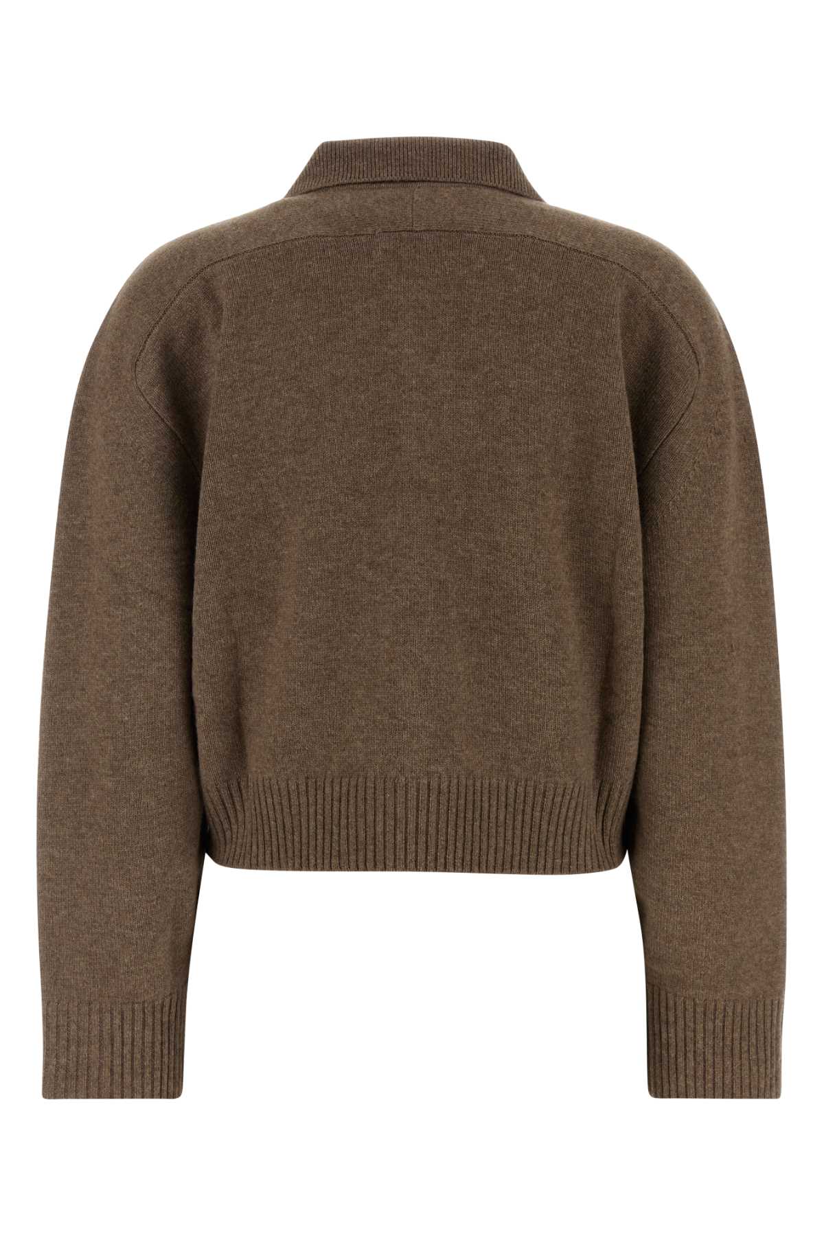 LOULOU DE SAISON Oversize Cashmere Polo Shirt