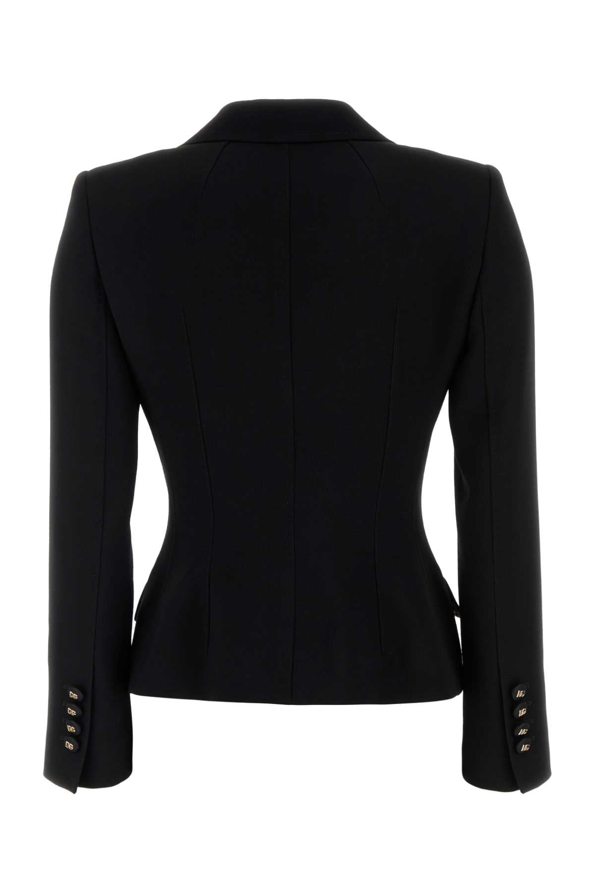 DOLCE & GABBANA Sophisticated Wool Blazer for Women - Perfect for 25W Season