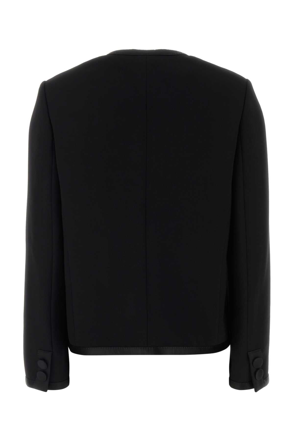 DOLCE & GABBANA Chic Wool Blend Blazer for Women - Confident Fit