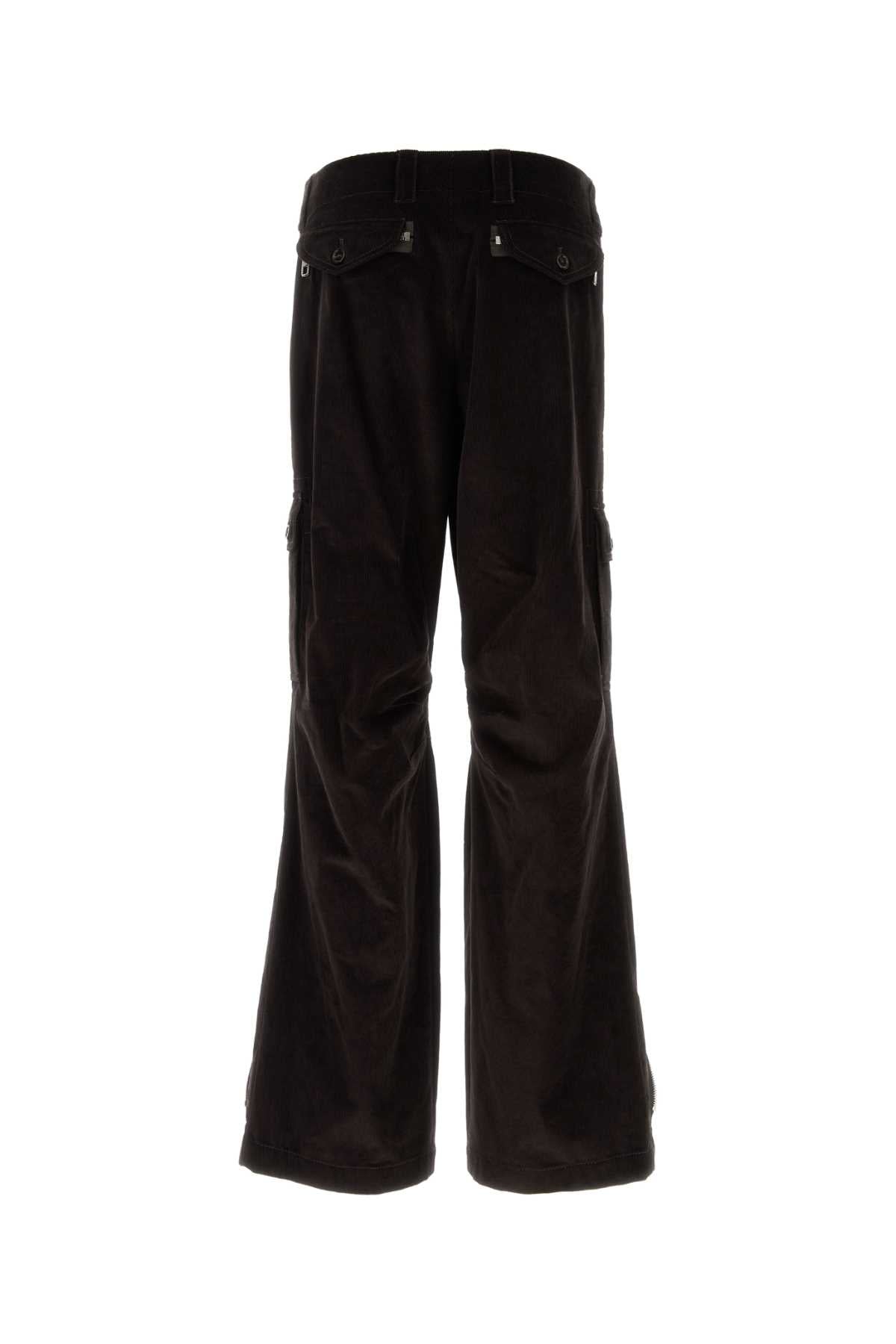 DOLCE & GABBANA Corduroy Cargo Pant for Men - Fall Season Style