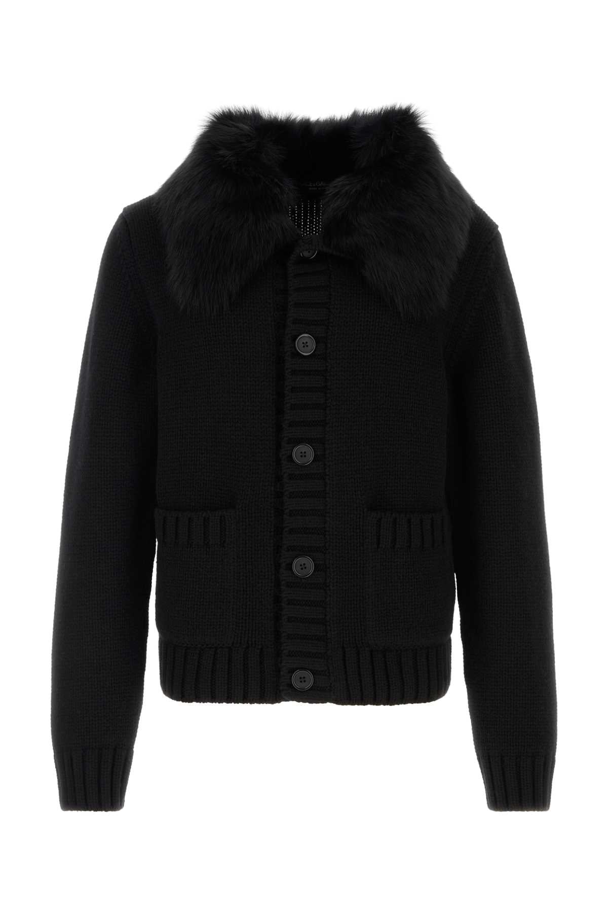 DOLCE & GABBANA Men's Wool Cardigan