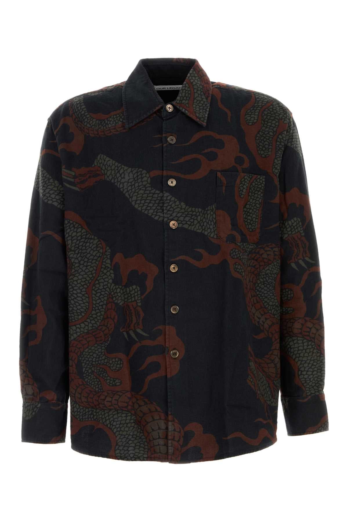 OUR LEGACY Printed Cotton Shirt for Men - Timeless Style