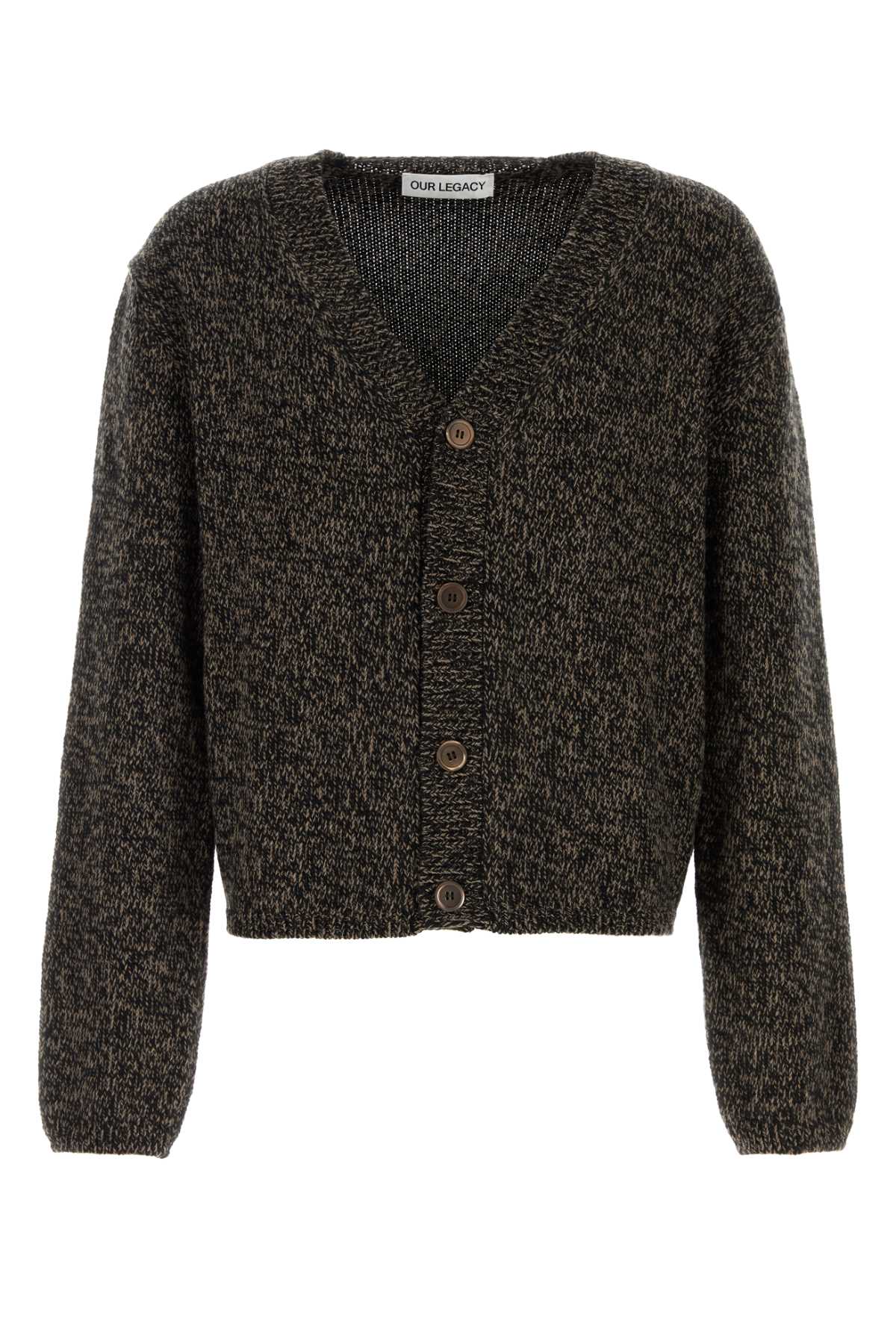 OUR LEGACY Two-tone Wool Academy Cardigan for Men
