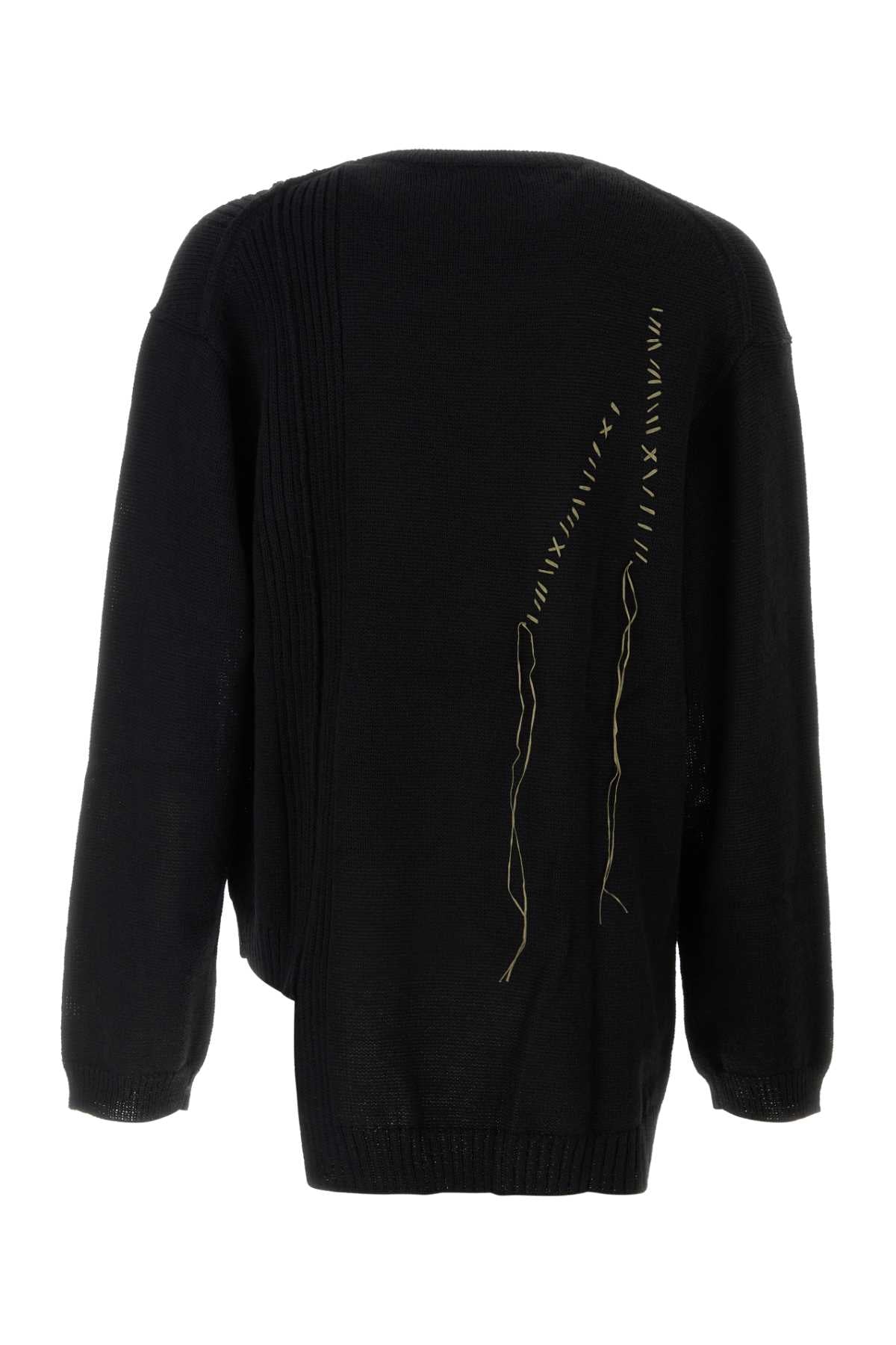 YOHJI YAMAMOTO Oversize Wool Sweater for Men - Stylish Knitwear