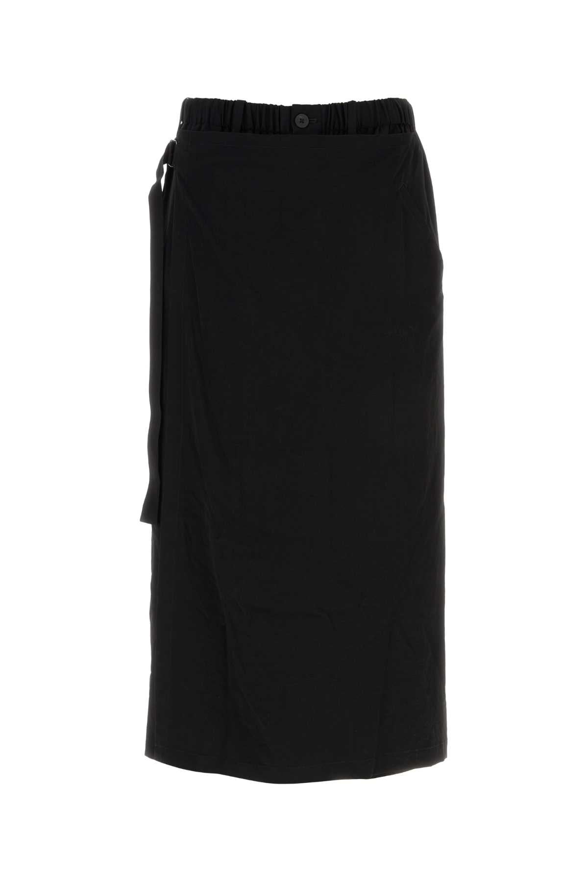 YOHJI YAMAMOTO Stylish Triacetate Blend Pant-Skirt for Men
