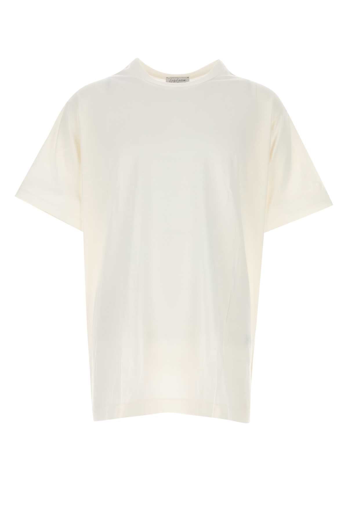 YOHJI YAMAMOTO Oversized Cotton T-Shirt for Men - FW25 Collection