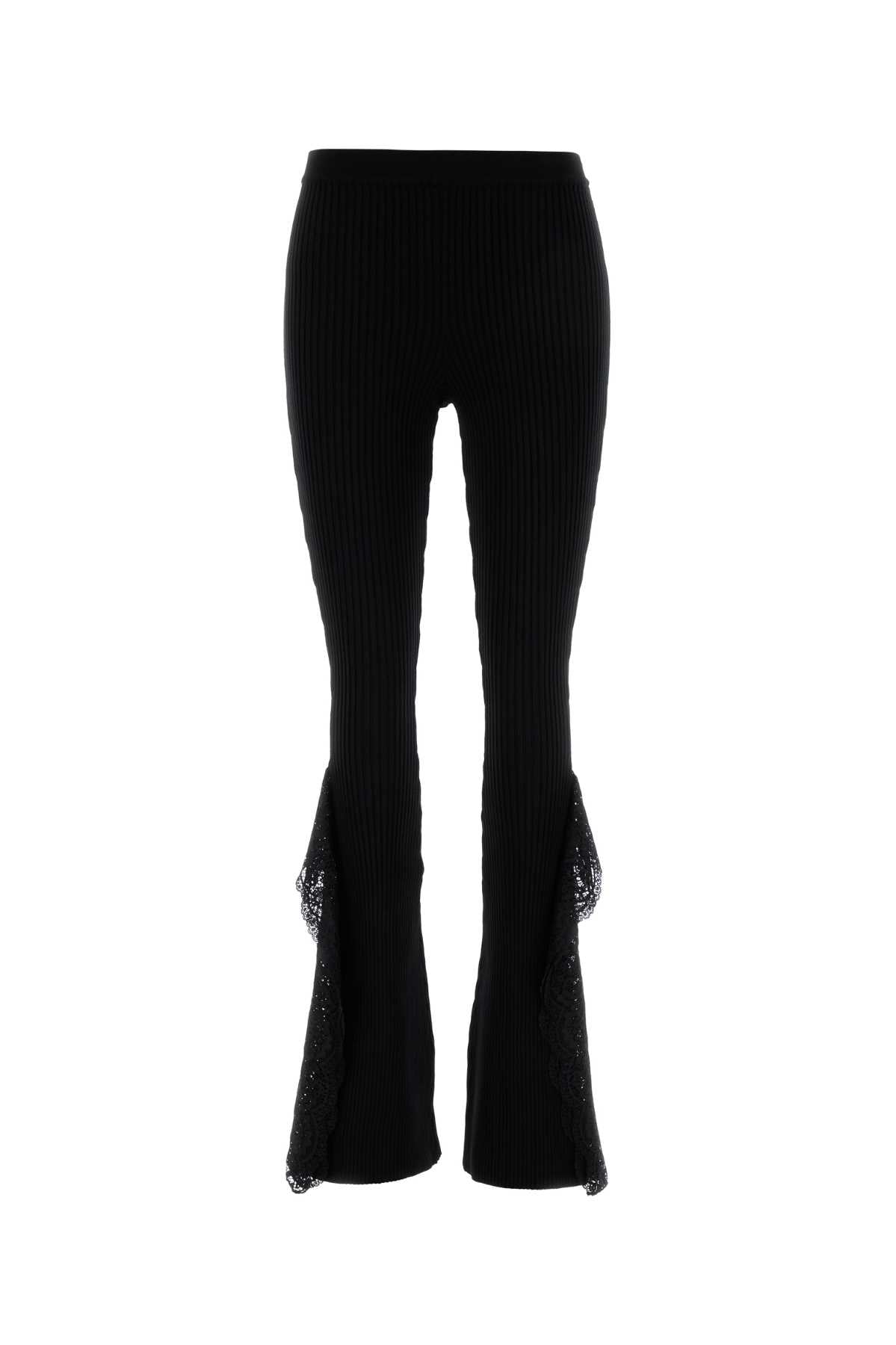BLUMARINE Flared Leg Knit Pants for Women