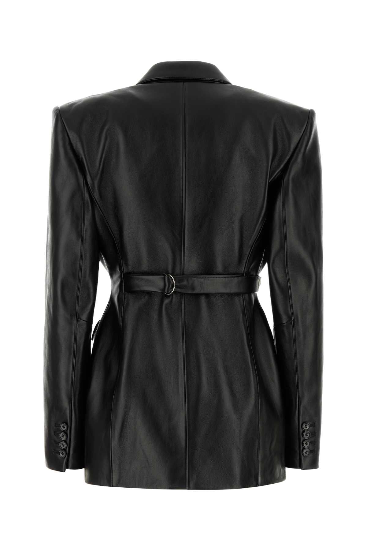 MAGDA BUTRYM Elegant Leather Blazer for Women