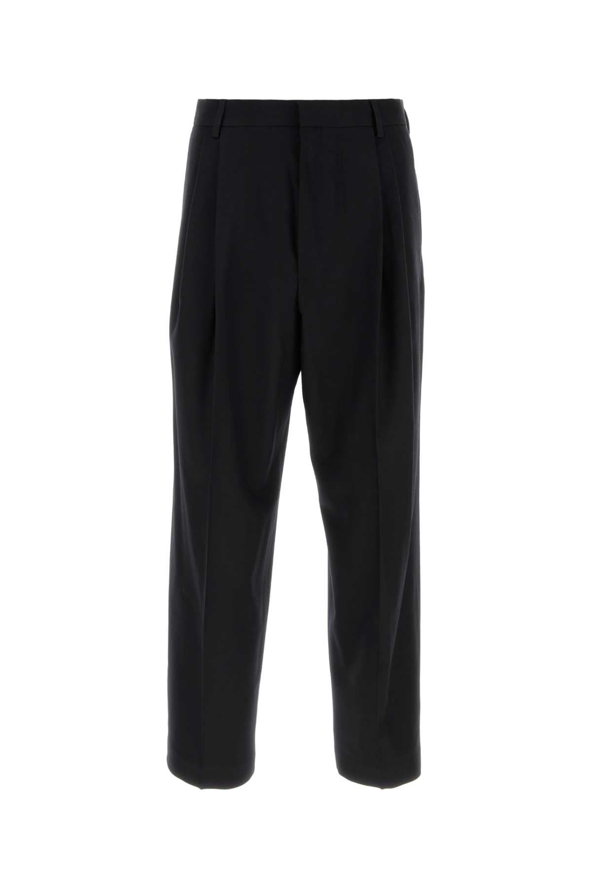 DRIES VAN NOTEN Classic Wool Pants for Men - Fall/Winter Collection