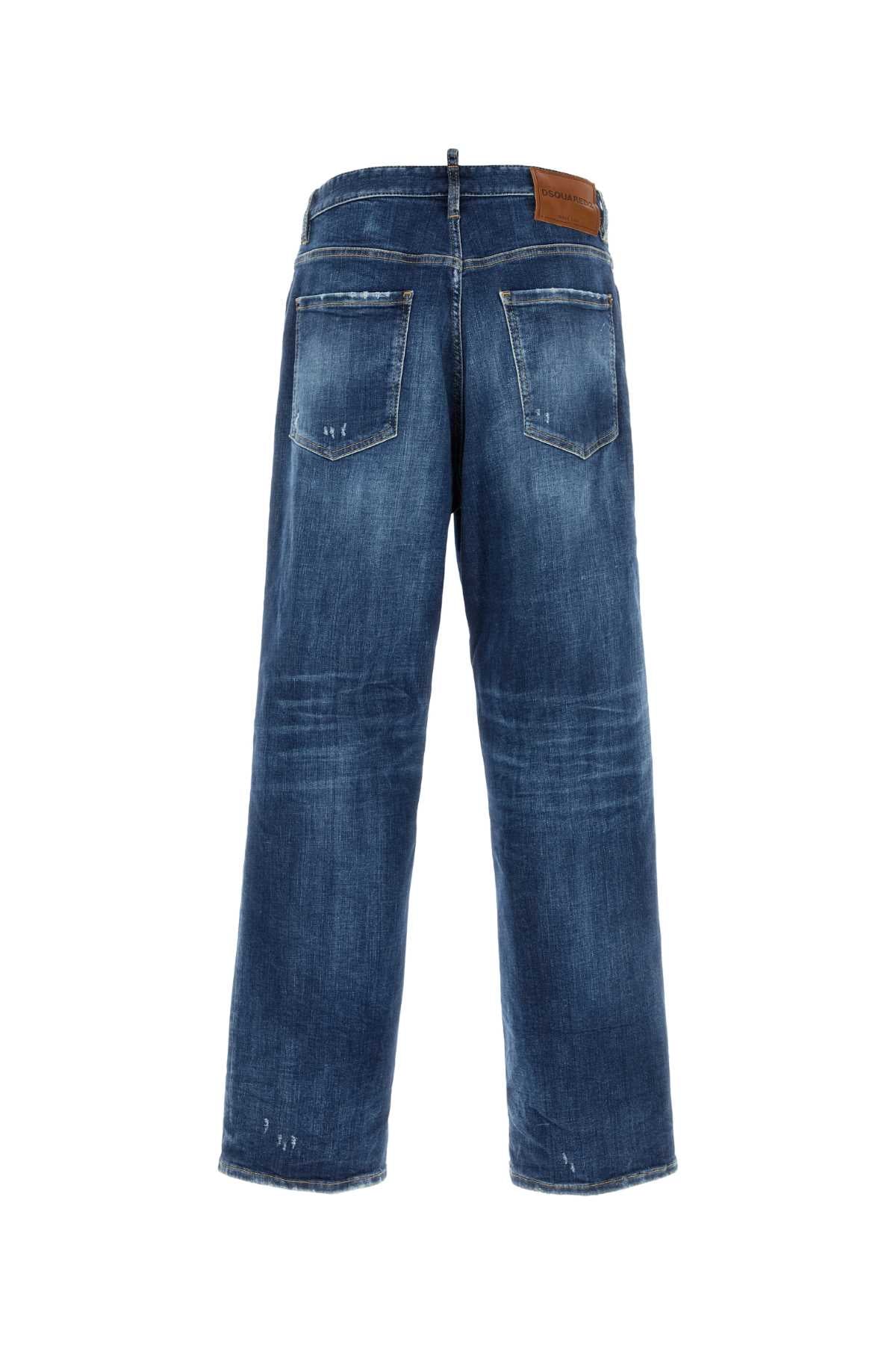 DSQUARED Stretch Denim Loose Jeans for Men - 25W