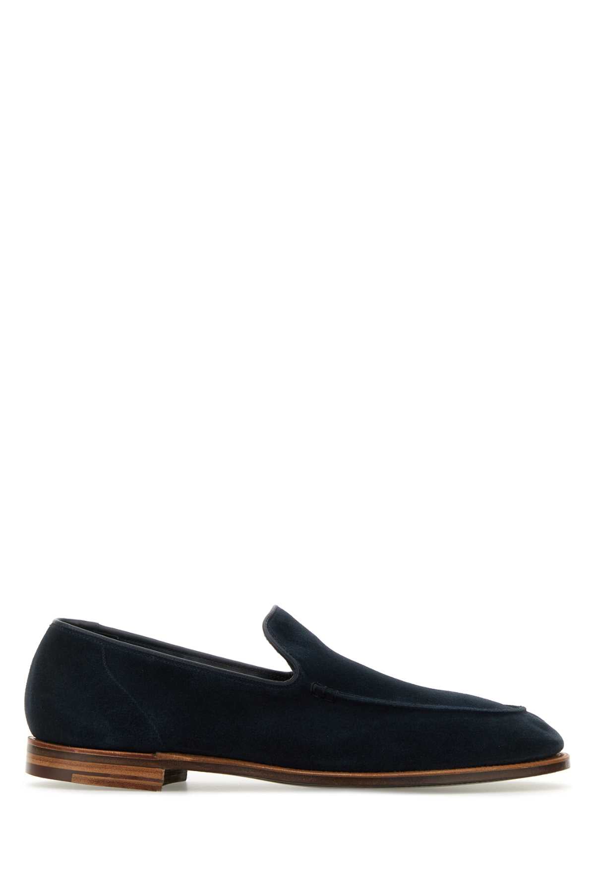 CROCKETT&JONES Suede Salcombe Loafers for Men