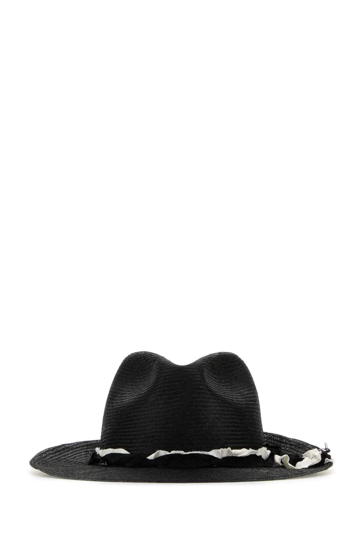 YOHJI YAMAMOTO Classic Raffia Hat