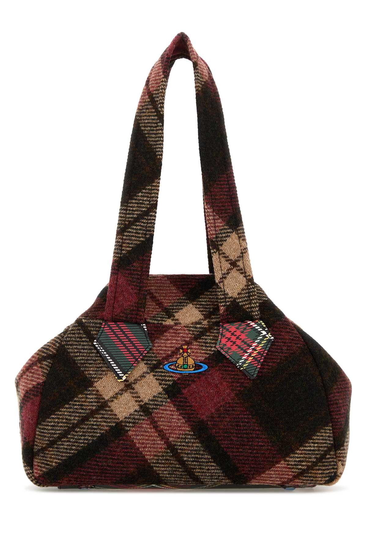 VIVIENNE WESTWOOD Embroidered Medium Yasmine Shoulder Handbag