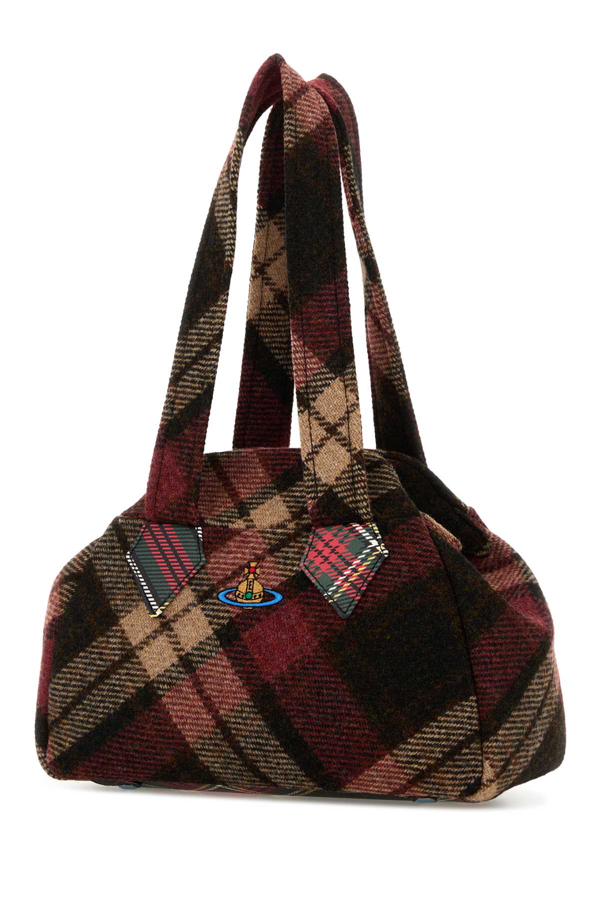 VIVIENNE WESTWOOD Embroidered Medium Yasmine Shoulder Handbag