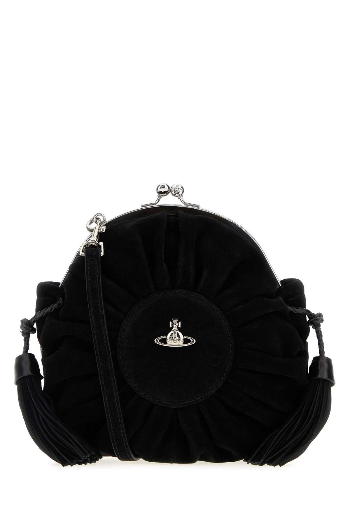 VIVIENNE WESTWOOD Mini Suede Rosie Shoulder Handbag
