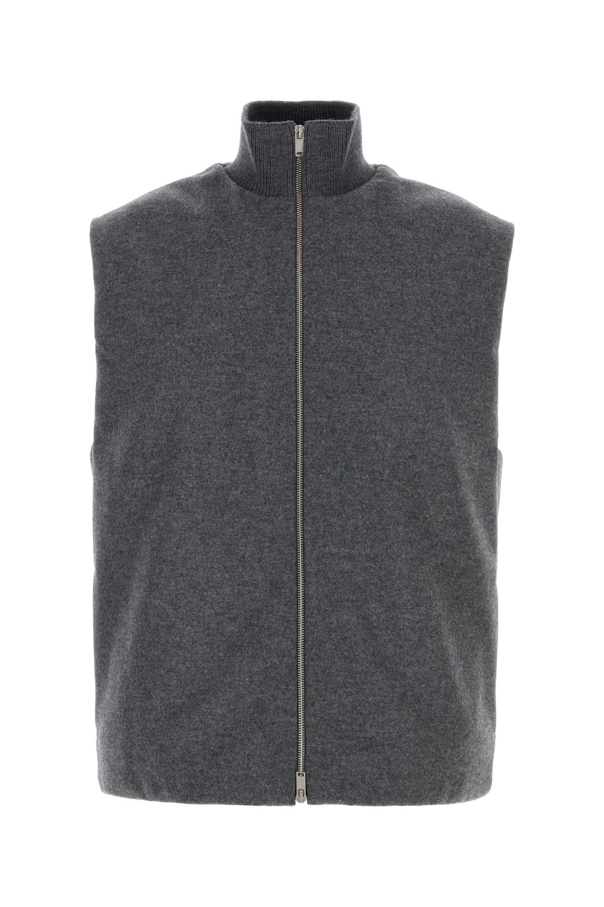 JIL SANDER Sleeveless Wool Jacket for Men
