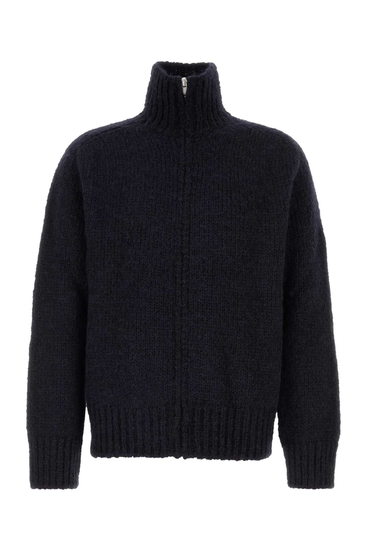 JIL SANDER Luxurious Mohair Blend Cardigan for Men
