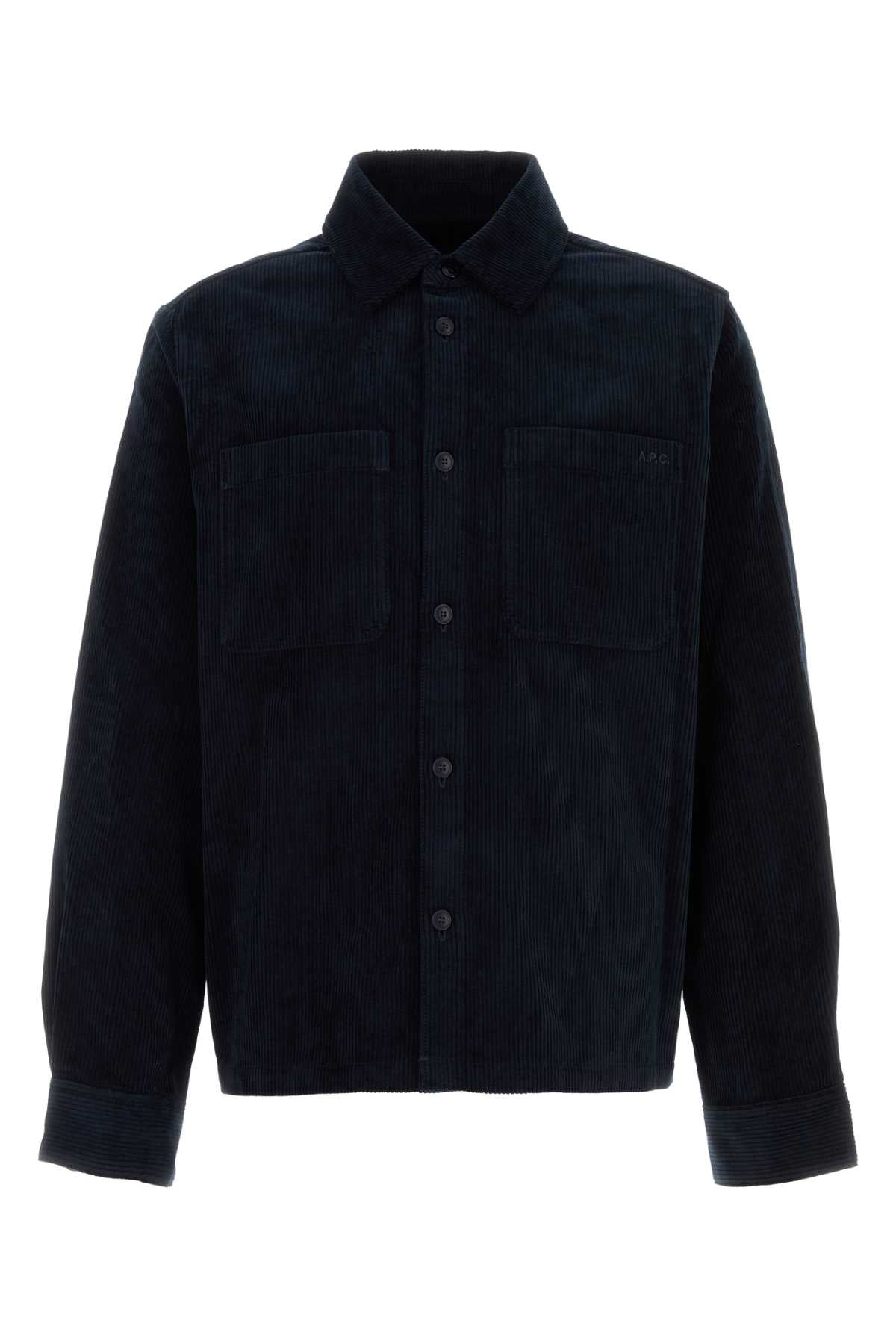 A.P.C. Corduroy Leon Shirt for Men - FW25 Collection