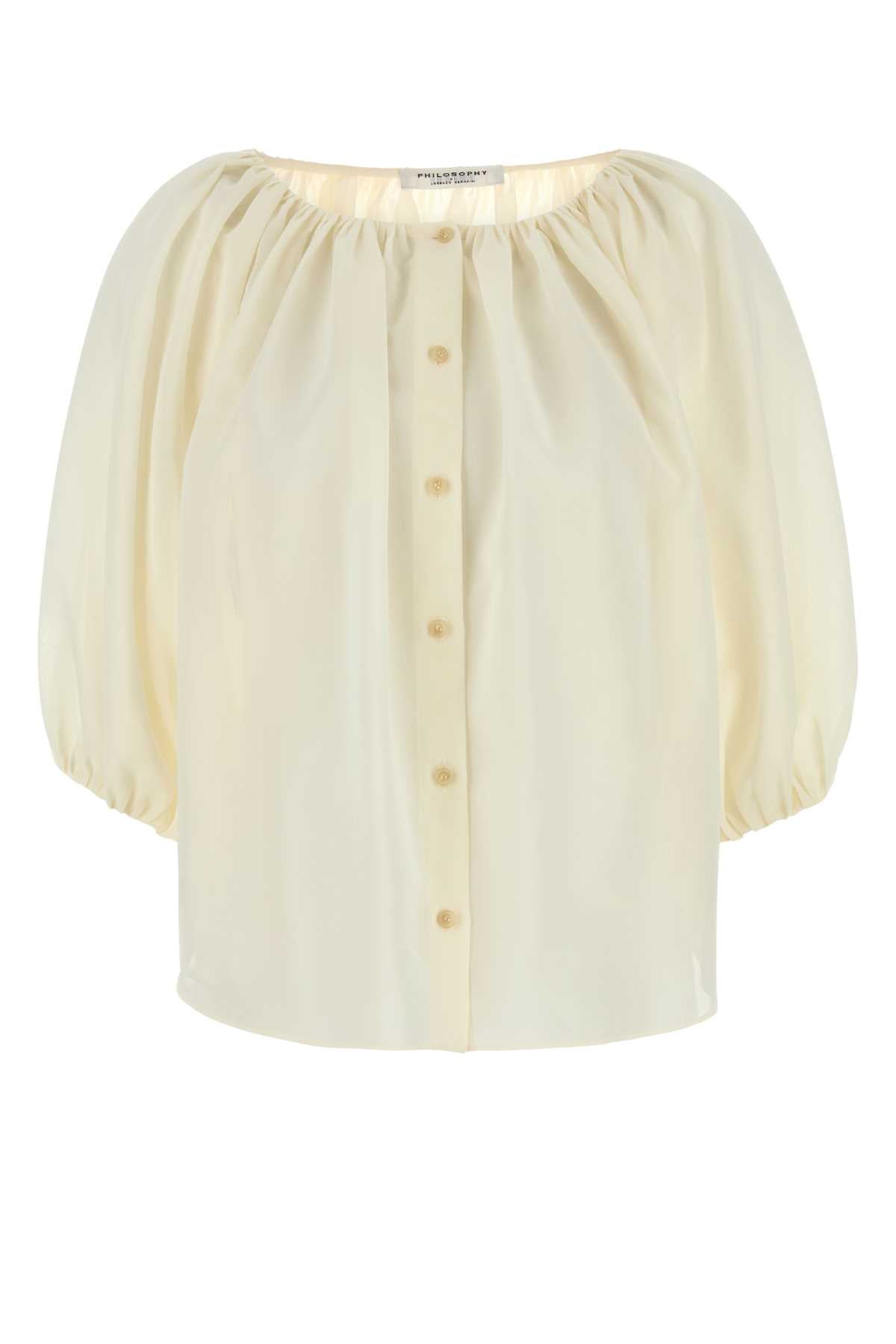 PHILOSOPHY DI LORENZO SERAFINI Chic Women's Polyester Blend Shirt - SS25 Collection