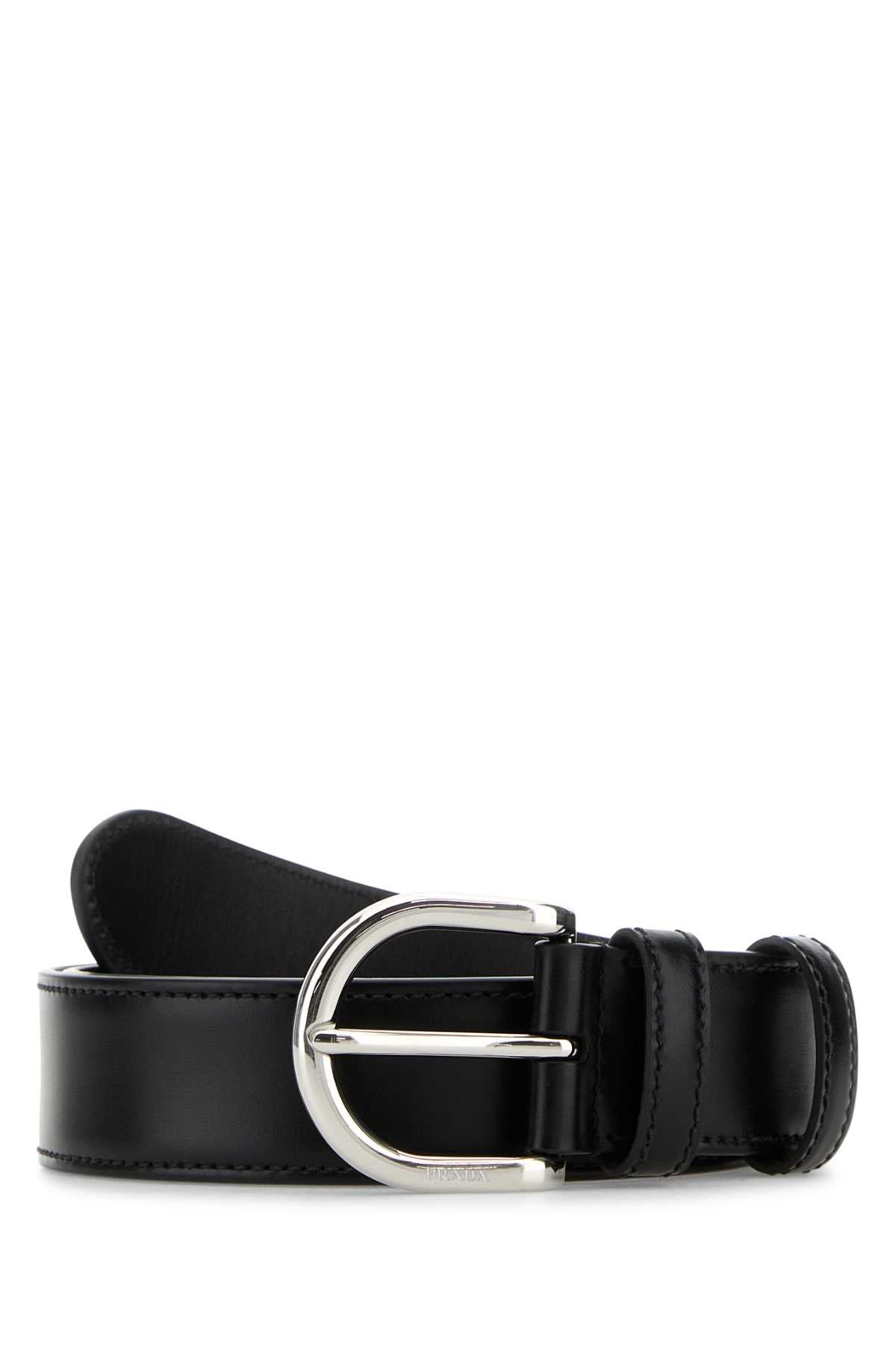 PRADA Elegant Leather Belt - 4 cm Height
