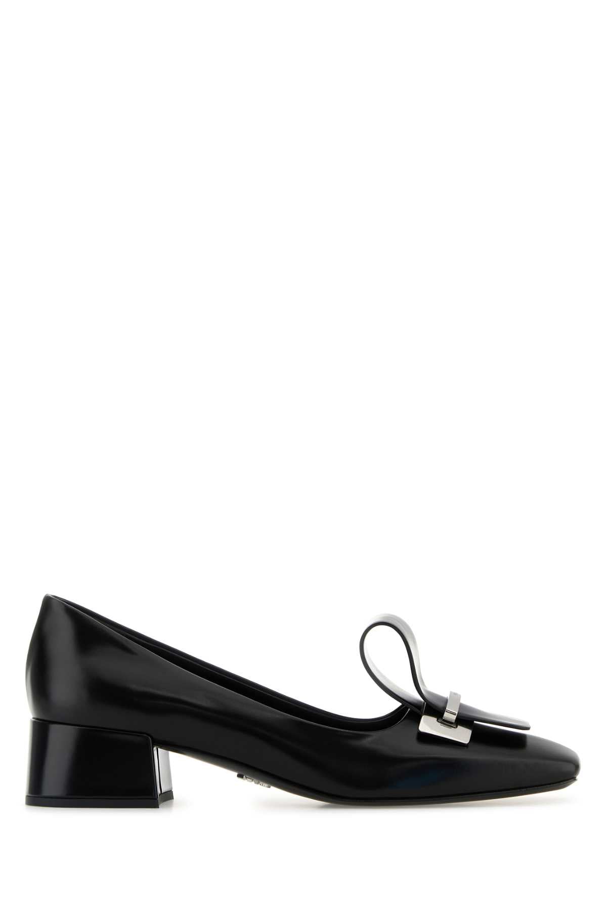PRADA Classic Leather Pumps with 4 cm Heel Height