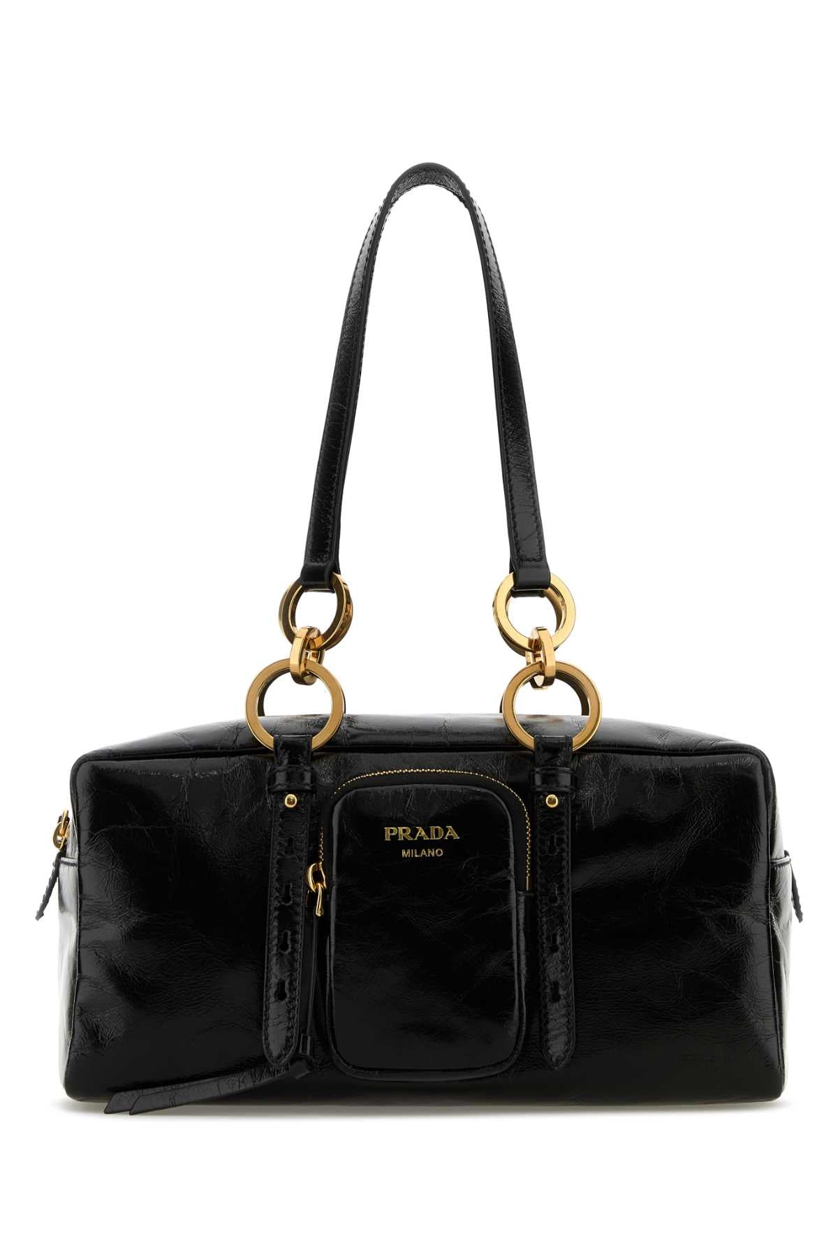 PRADA Mini Leather Handbag - 31 cm x 15 cm x 12 cm