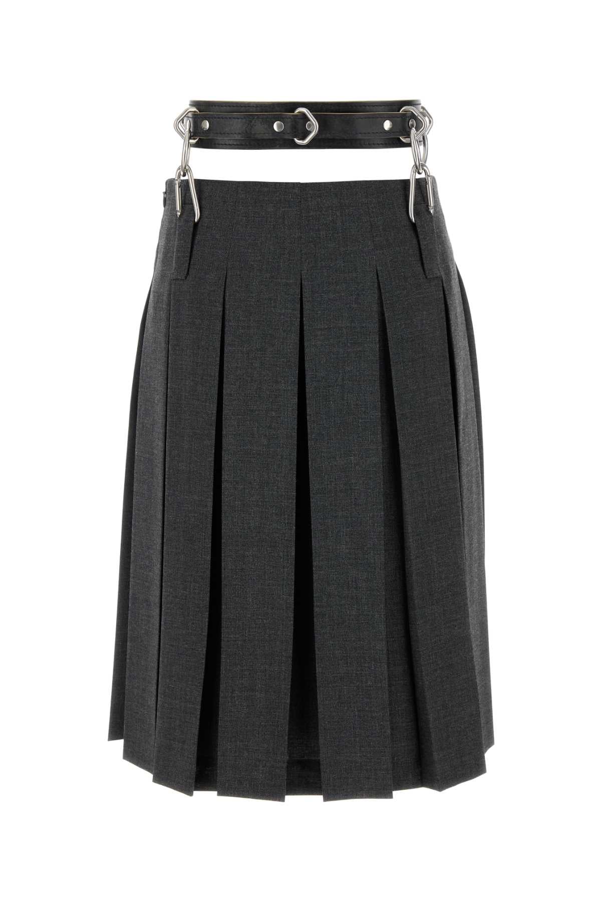 PRADA Wool Mini Skirt for Women