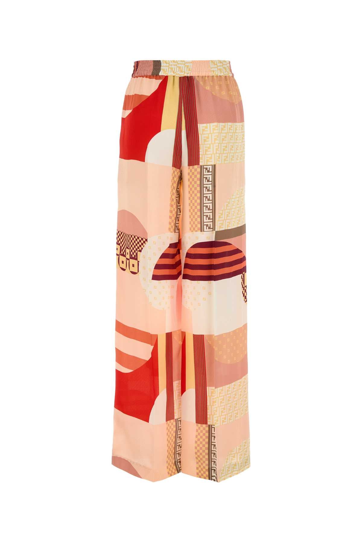 FENDI Printed Crepe Pyjama Pants for Women - Perfect for Relaxation