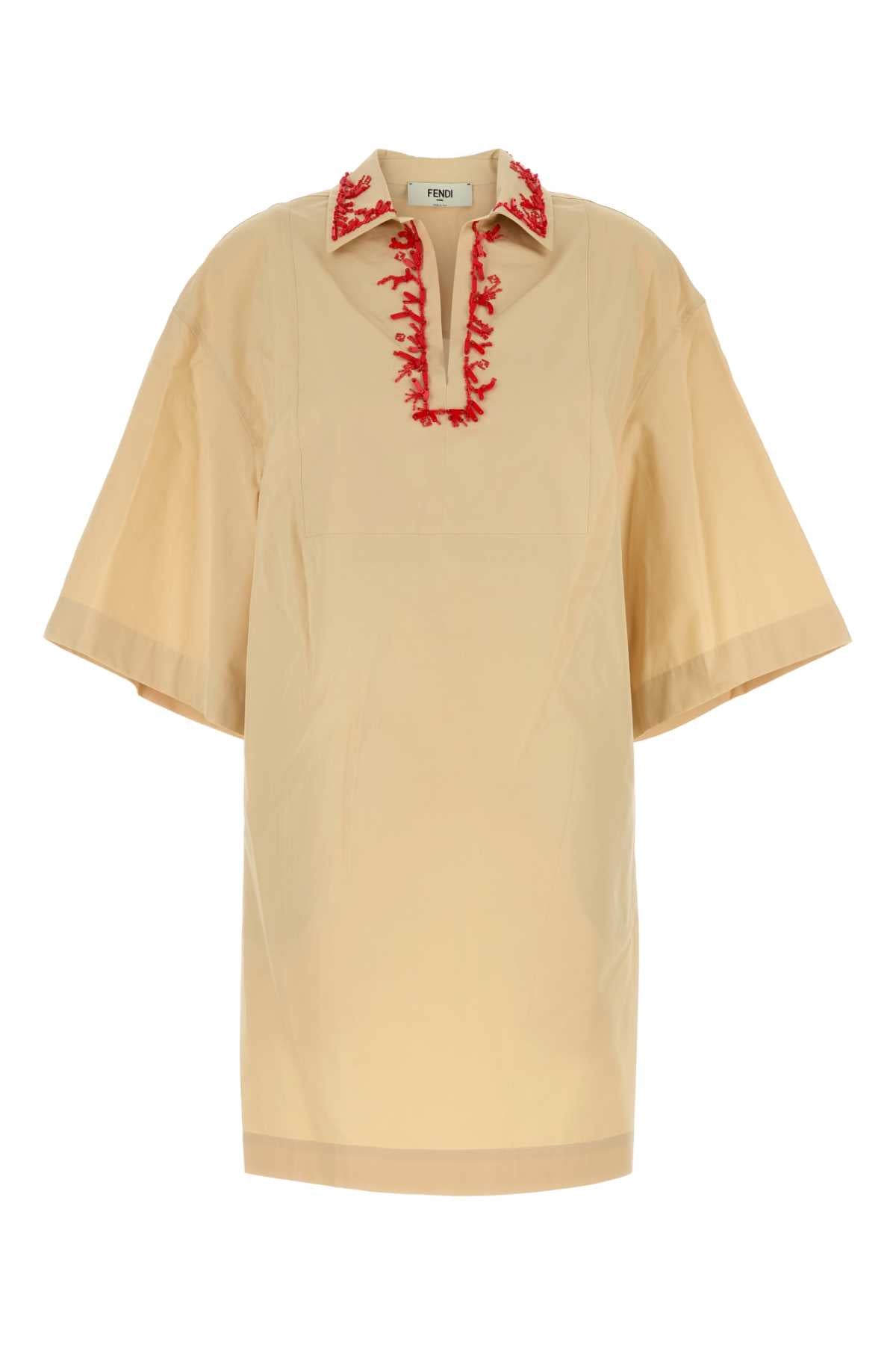 FENDI Chic Poplin Mini Dress for Women