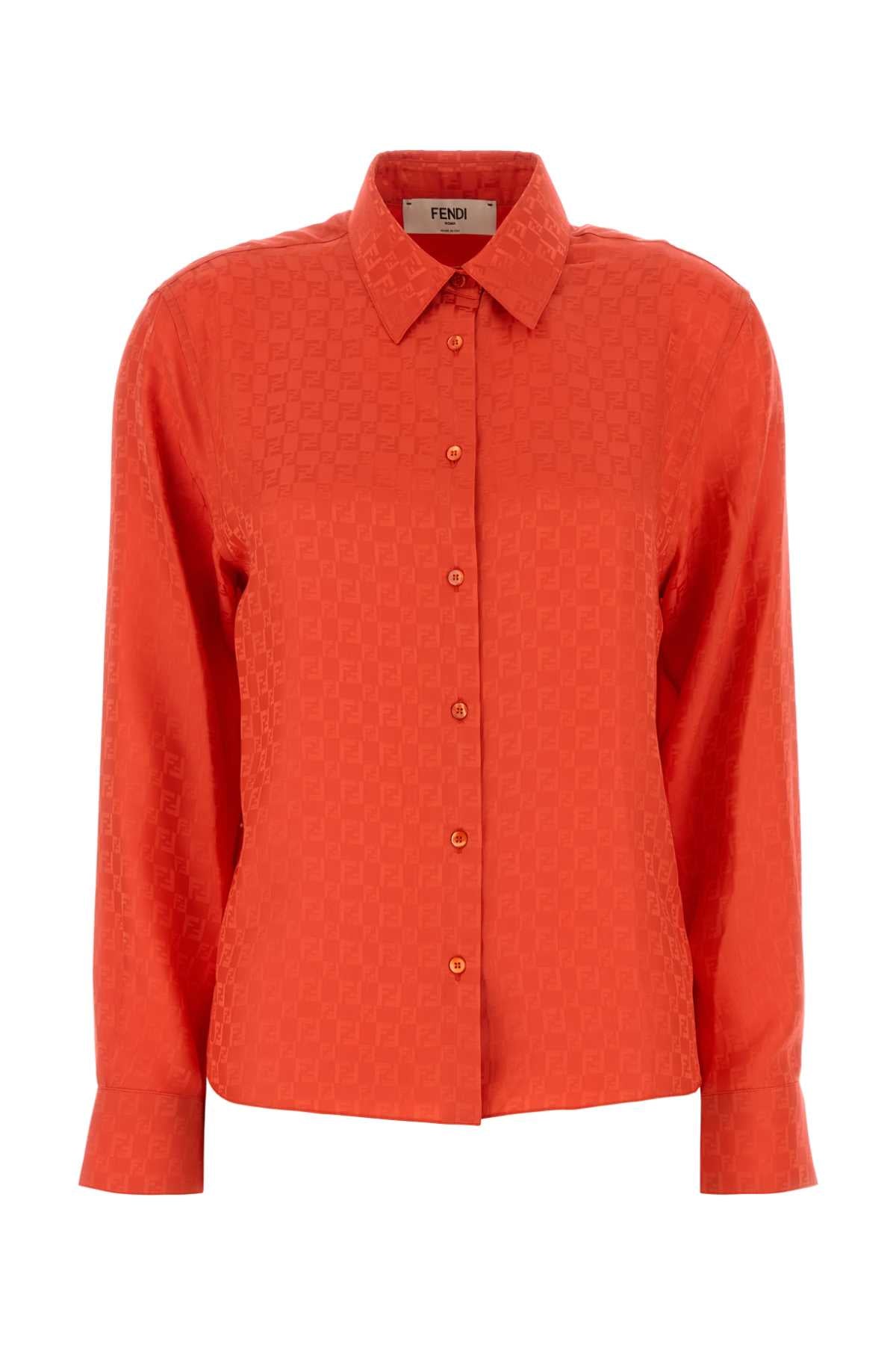 FENDI Elegant Jacquard Shirt for Women - Perfect for Spring 2025