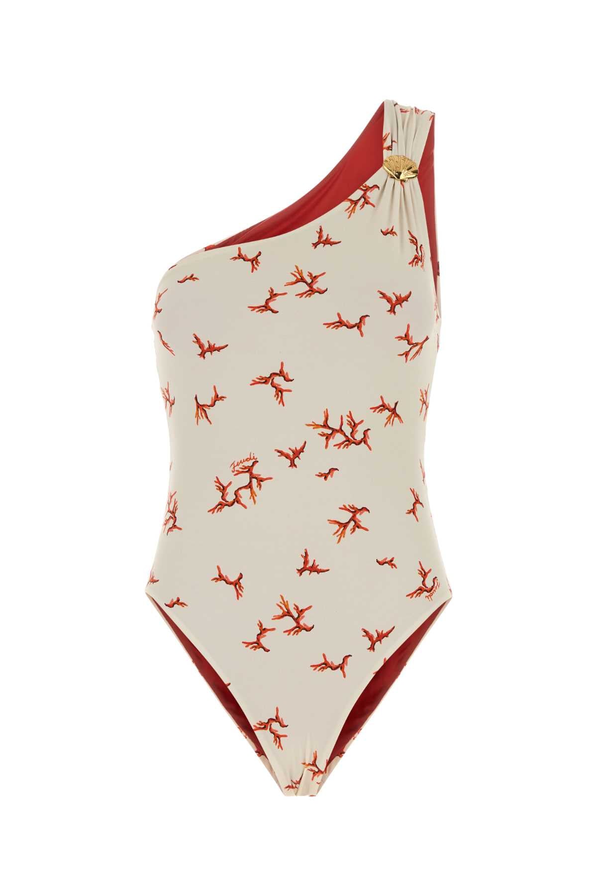 FENDI Printed Stretch Nylon Swimsuit for Women