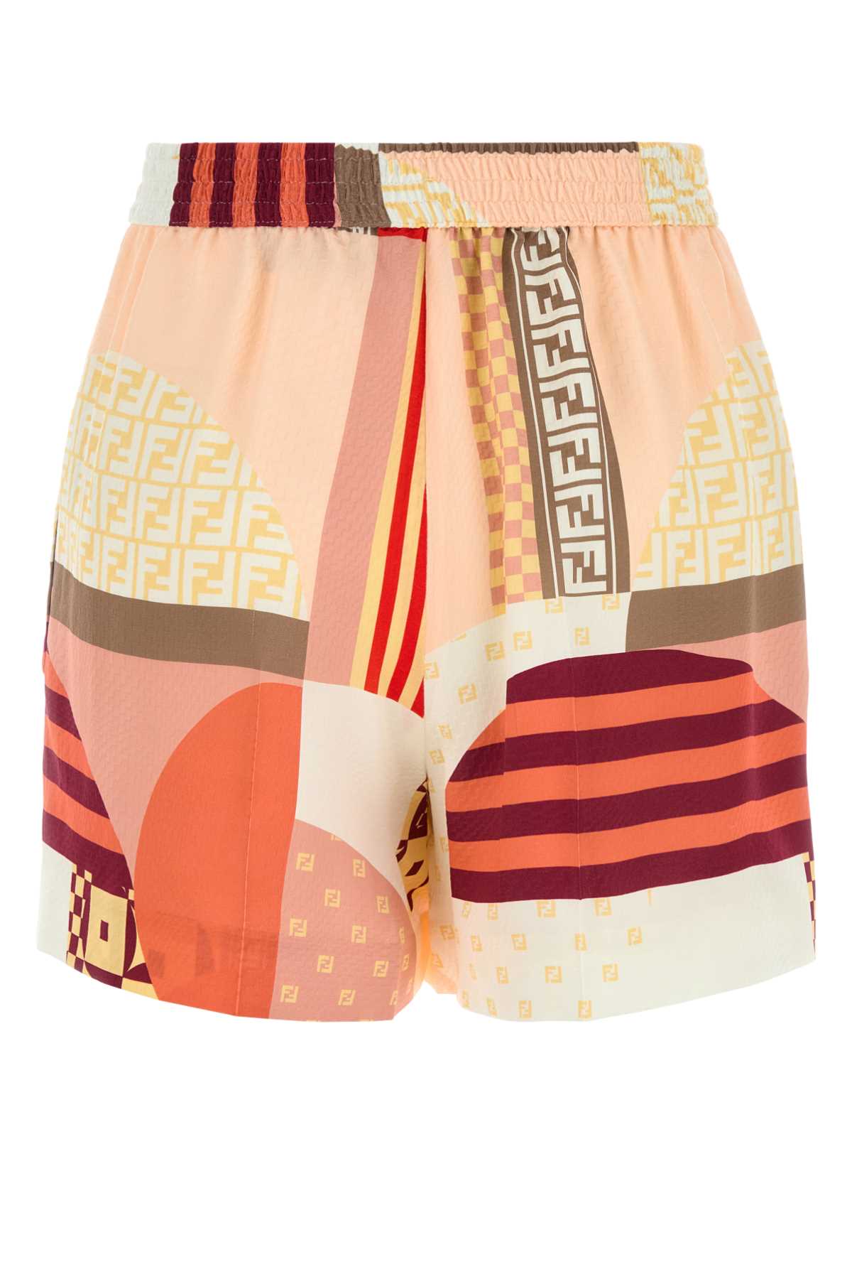 FENDI Printed Crepe Shorts for Women - Chic Style