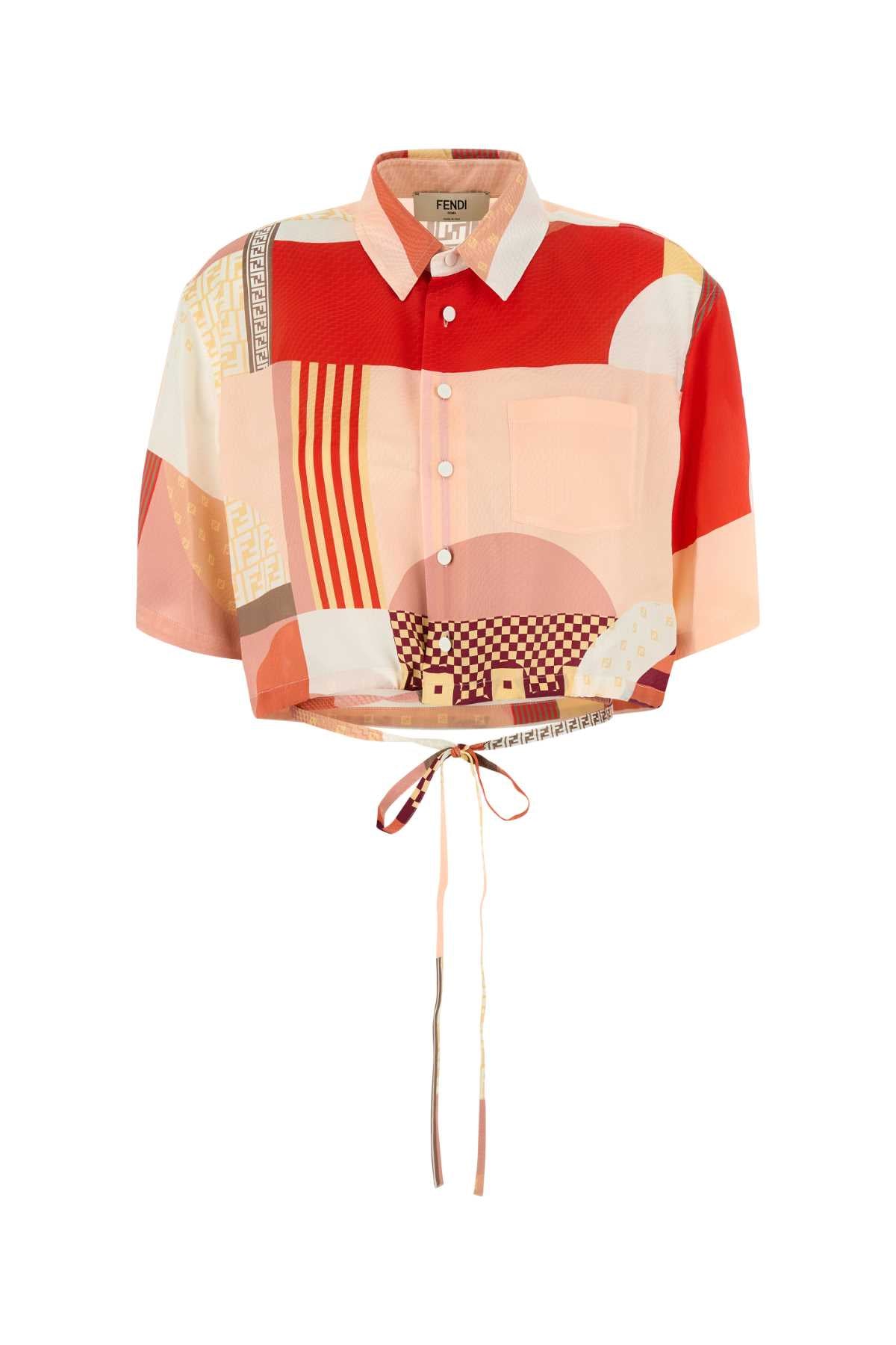 FENDI Printed Silk Shirt for Women