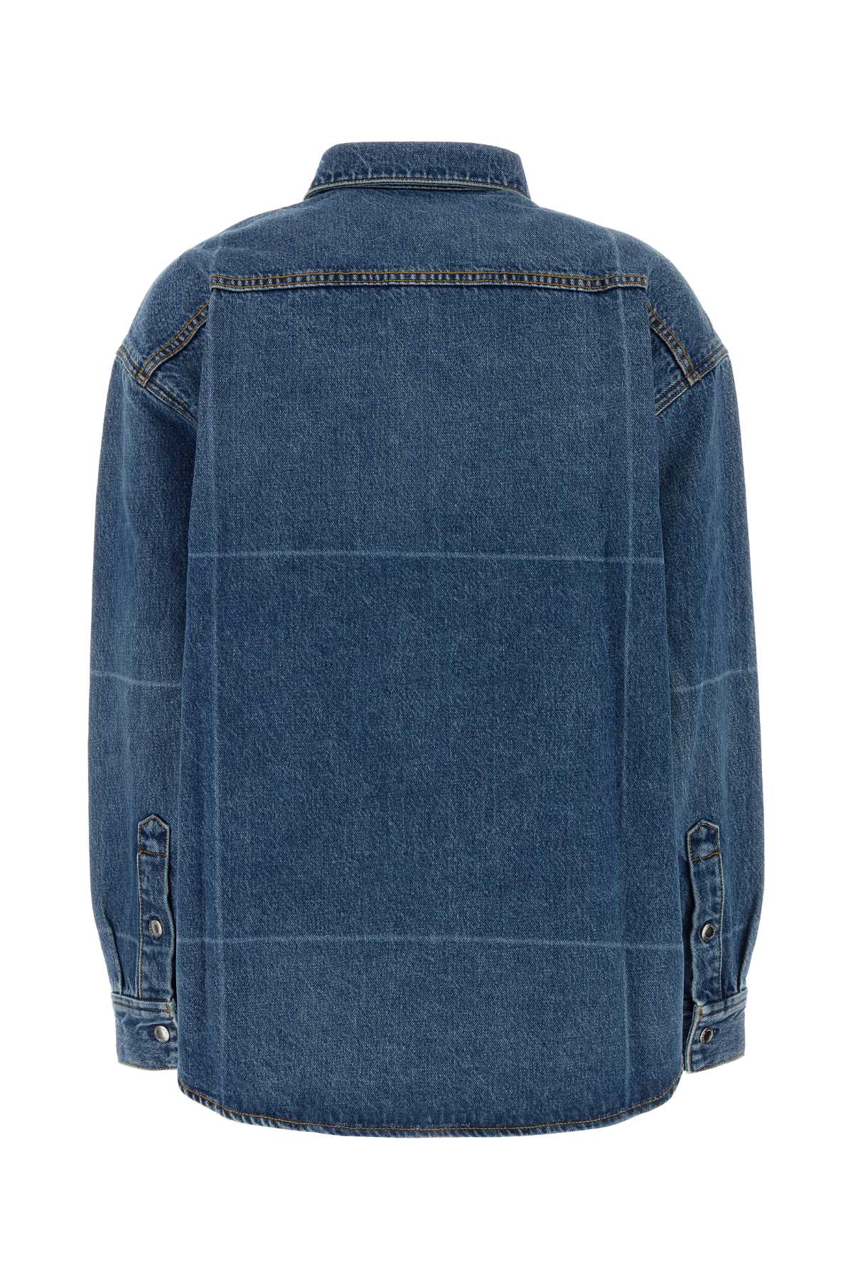 ALEXANDER WANG Oversized Denim Shirt for Women - Spring 2025