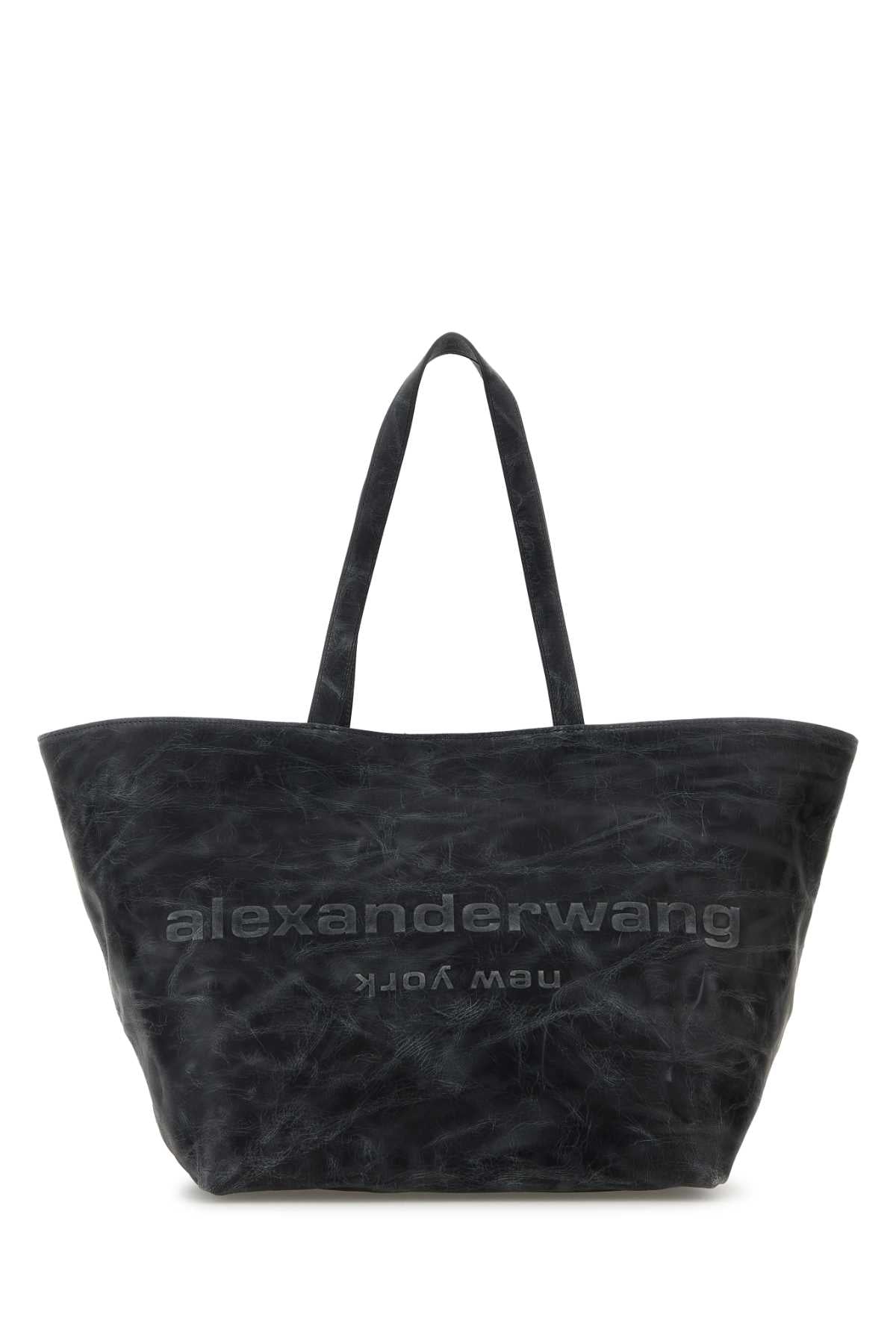 ALEXANDER WANG Mini Leather Small Punch Shopping Handbag