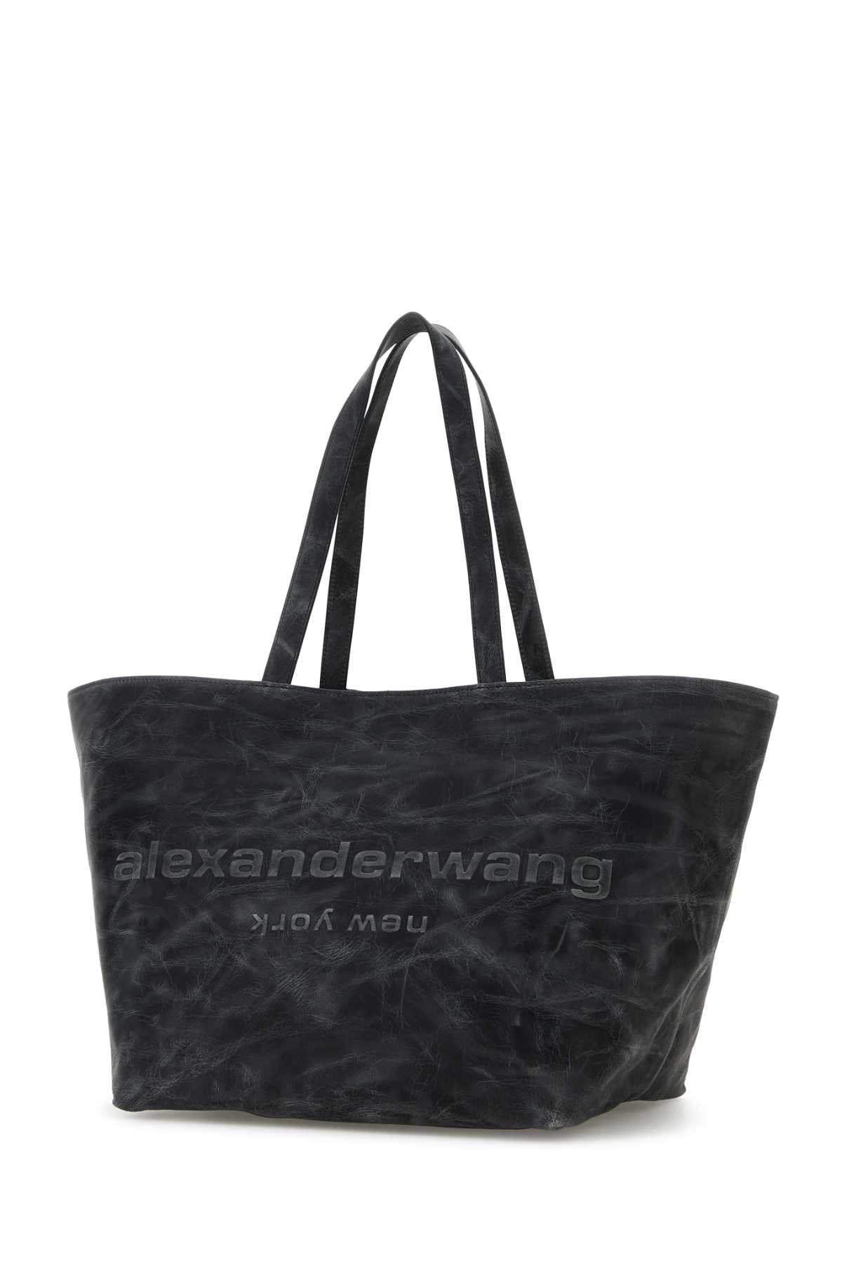 ALEXANDER WANG Mini Leather Small Punch Shopping Handbag