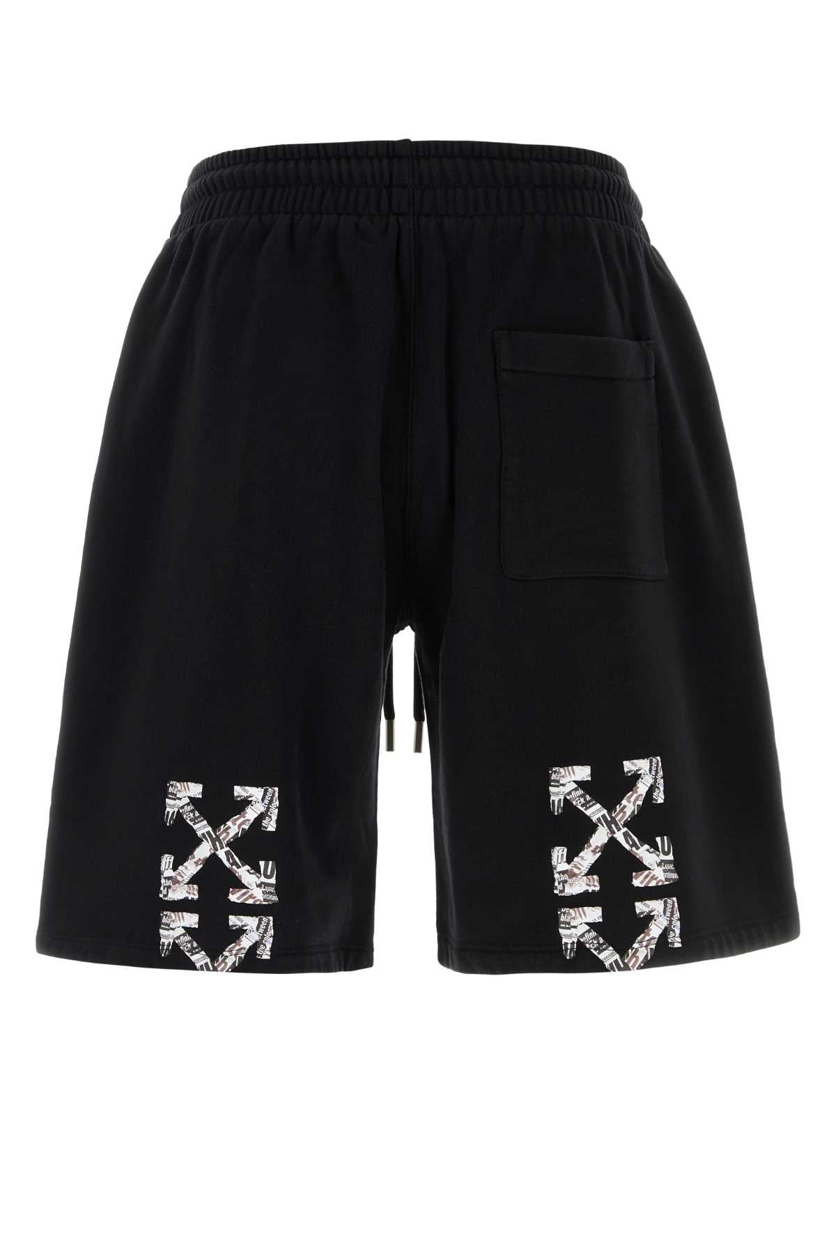 OFF WHITE Cotton Bermuda Shorts for Men - FW25 Collection
