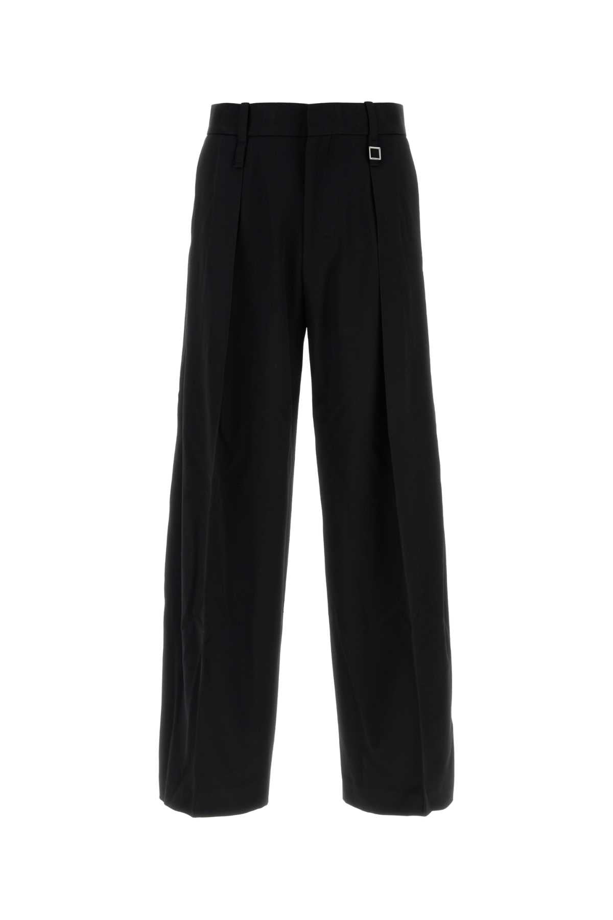 WOOYOUNGMI Wool Blend Wide-Leg Pant for Men - Fall/Winter Collection