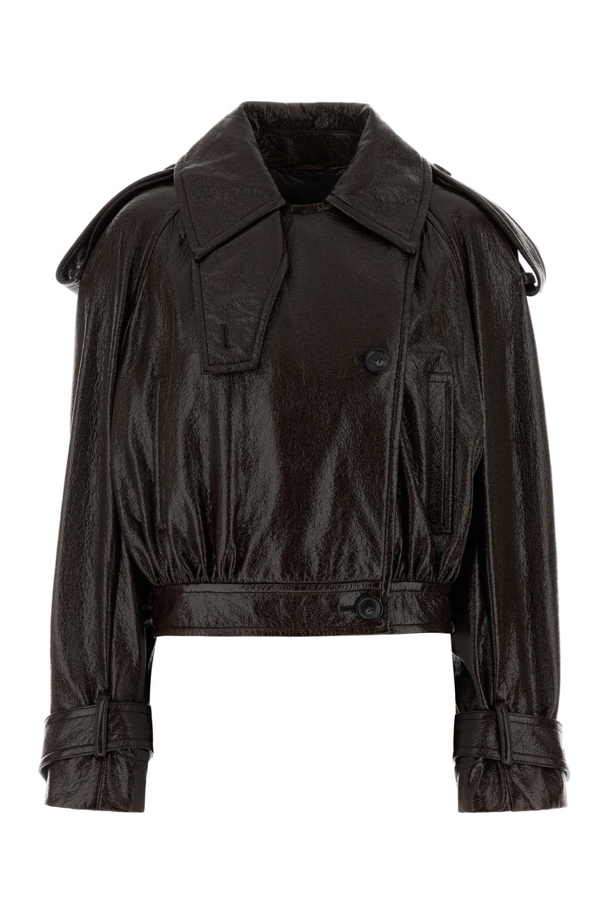 SPORTMAX Synthetic Leather Beta1234 Jacket for Women