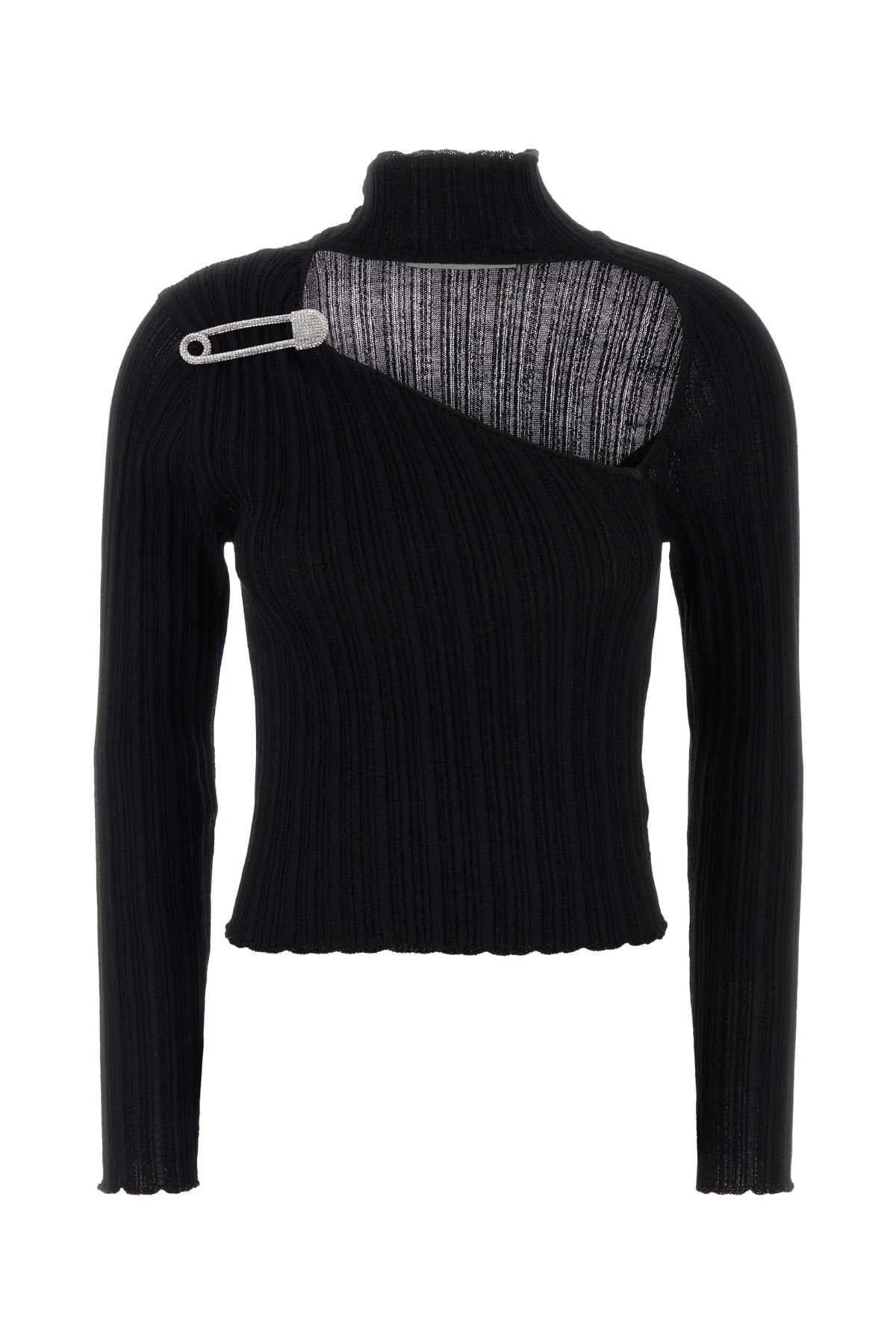 GIUSEPPE DI MORABITO Wool Blend Long Sleeve Top