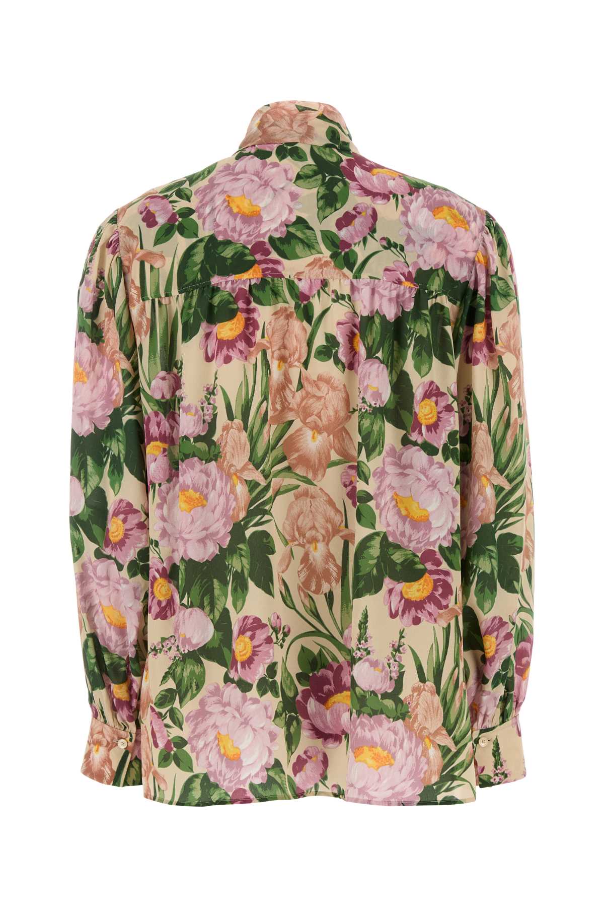 CHLOE Floral Printed Crepe Shirt